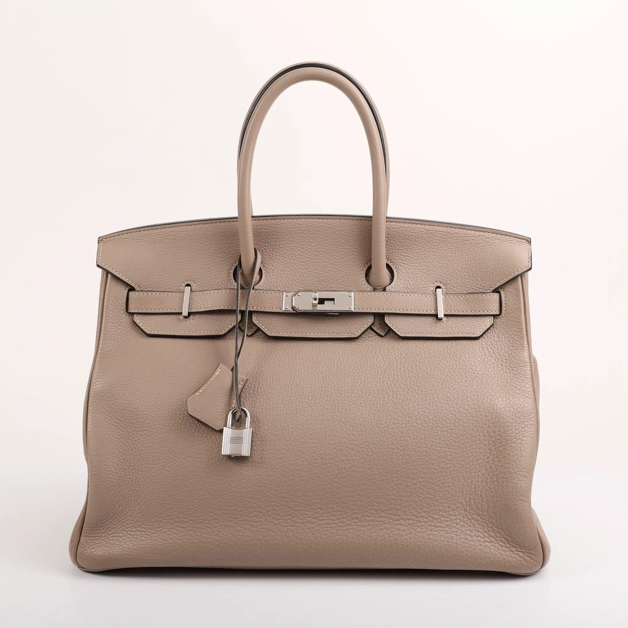 Hermès | 2008 Gris Tourtelle Togo Birkin 35 CM (PHW)