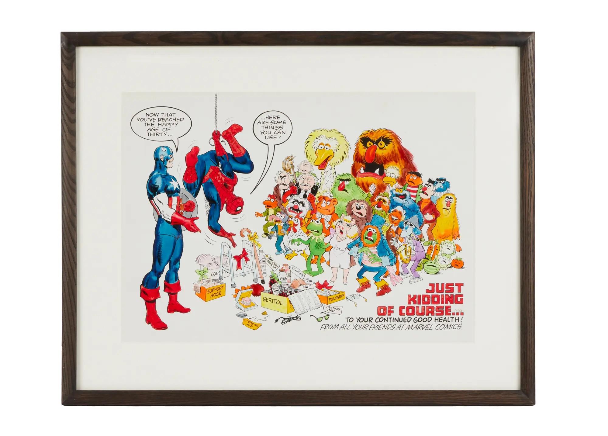 Jim Henson
Marvel Comics "30th Anniversary" Artwork Jim Henson Marvel Comics "30th Anniversary" Artwork