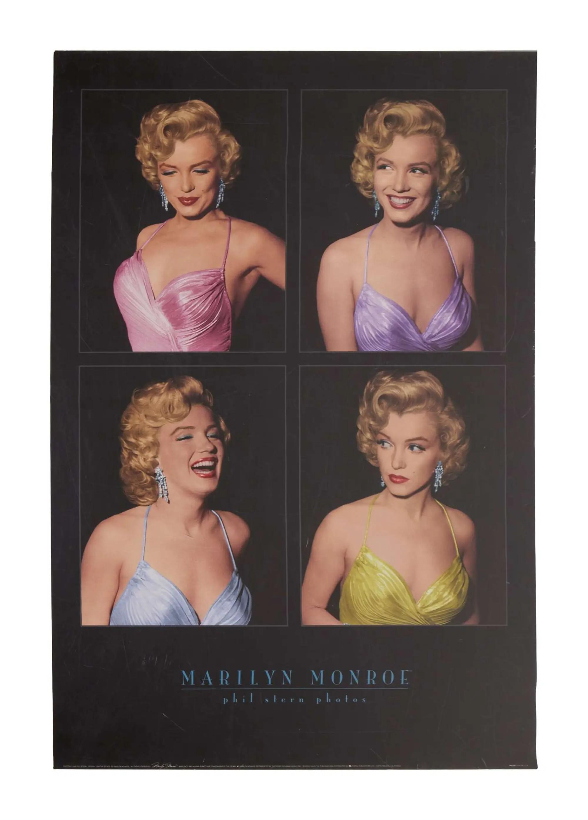 Lot #148  Marilyn Monroe Circa 1980s-2000s Personality Poster