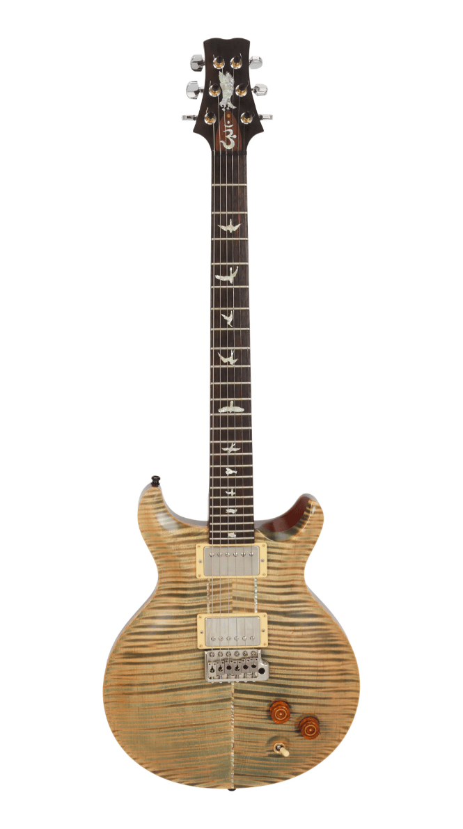 Lot #279. Carlos Santana | Stage Played and Photo Matched 2005 PRS Santana II Electric Guitar, Faded Denim Finish Lot #279 Carlos Santana Stage Played and Photo Matched 2005 PRS Santana II Electric Guitar, Faded Denim Finish