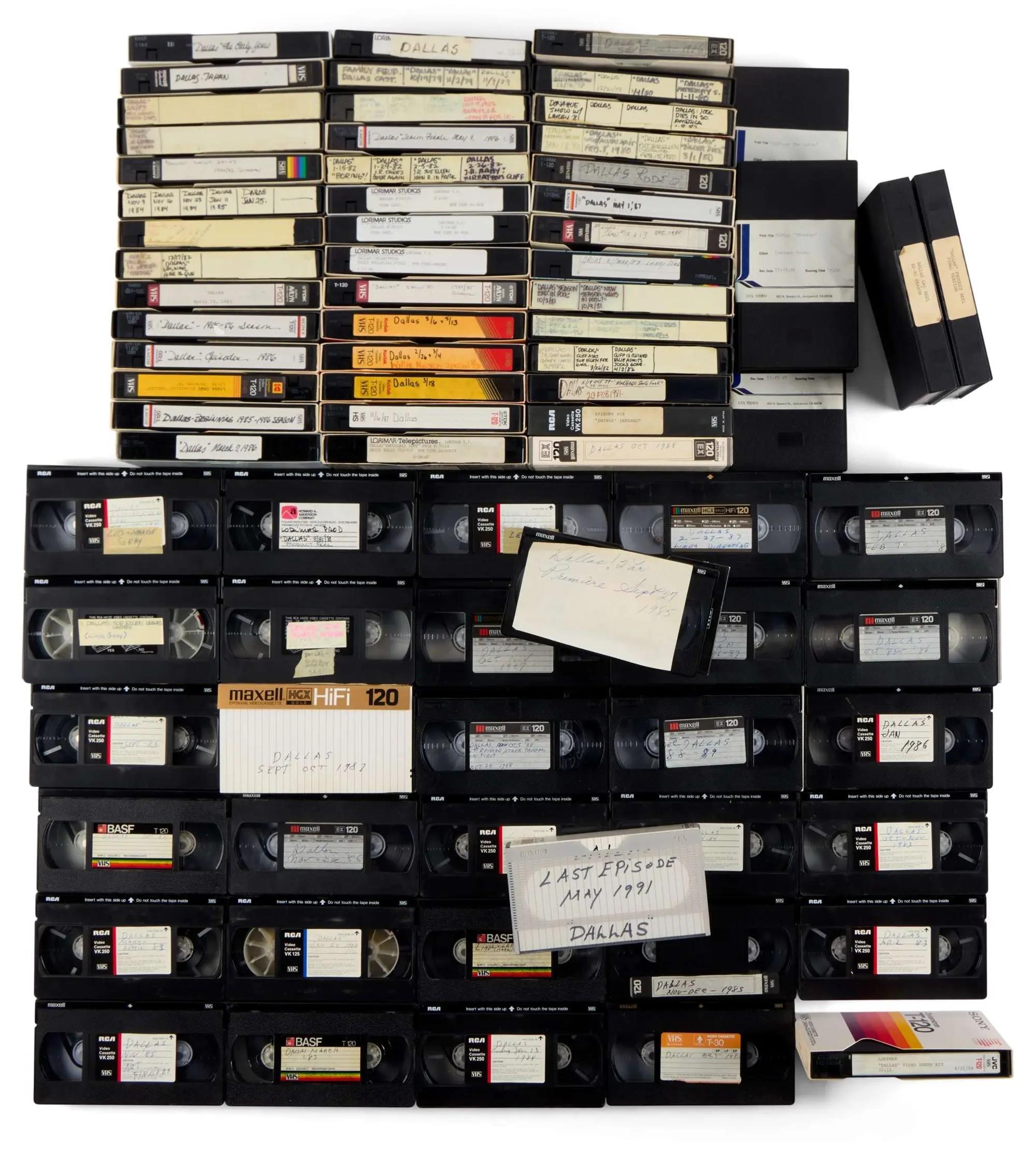Lot #106. Linda Gray | 1980s “Dallas” Large VHS Collection Lot #106 Linda Gray 1980s “Dallas” Large VHS Collection