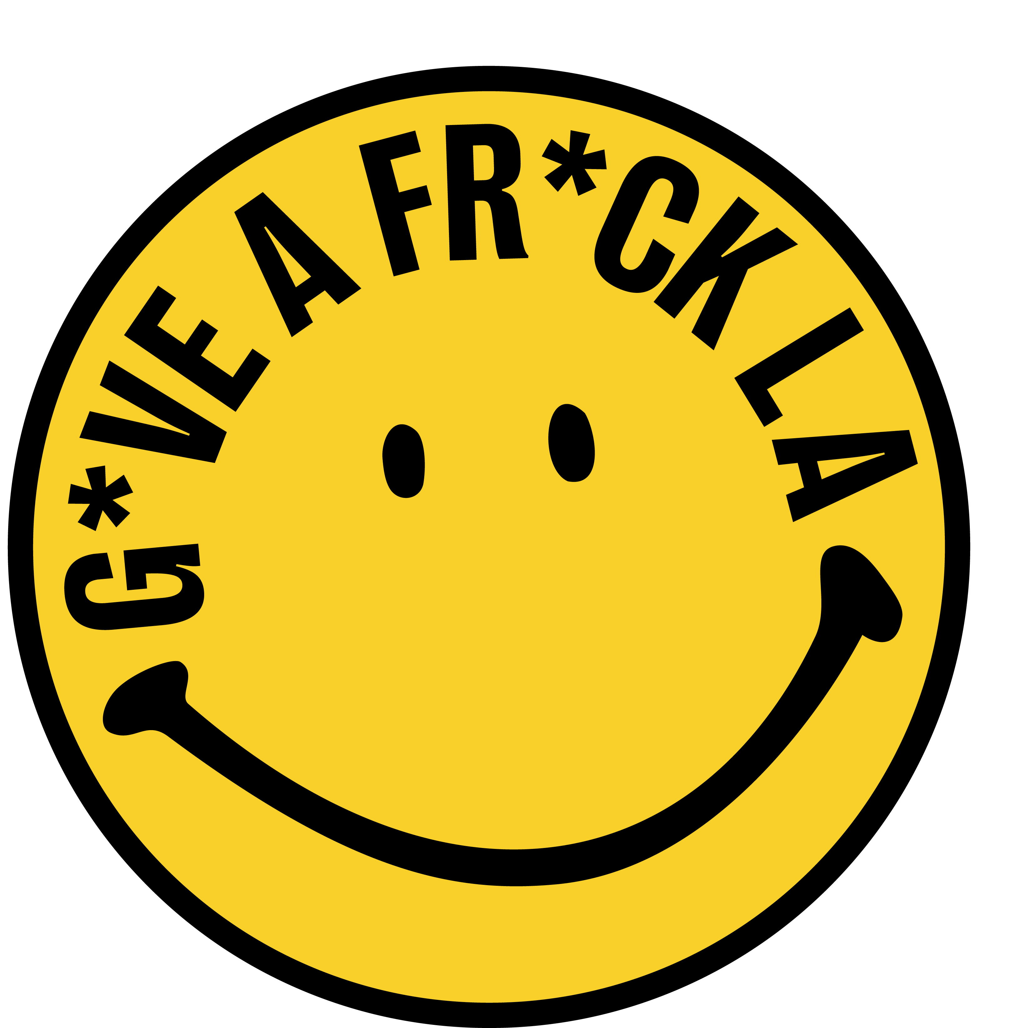 g*ve a f*ck LA logo
