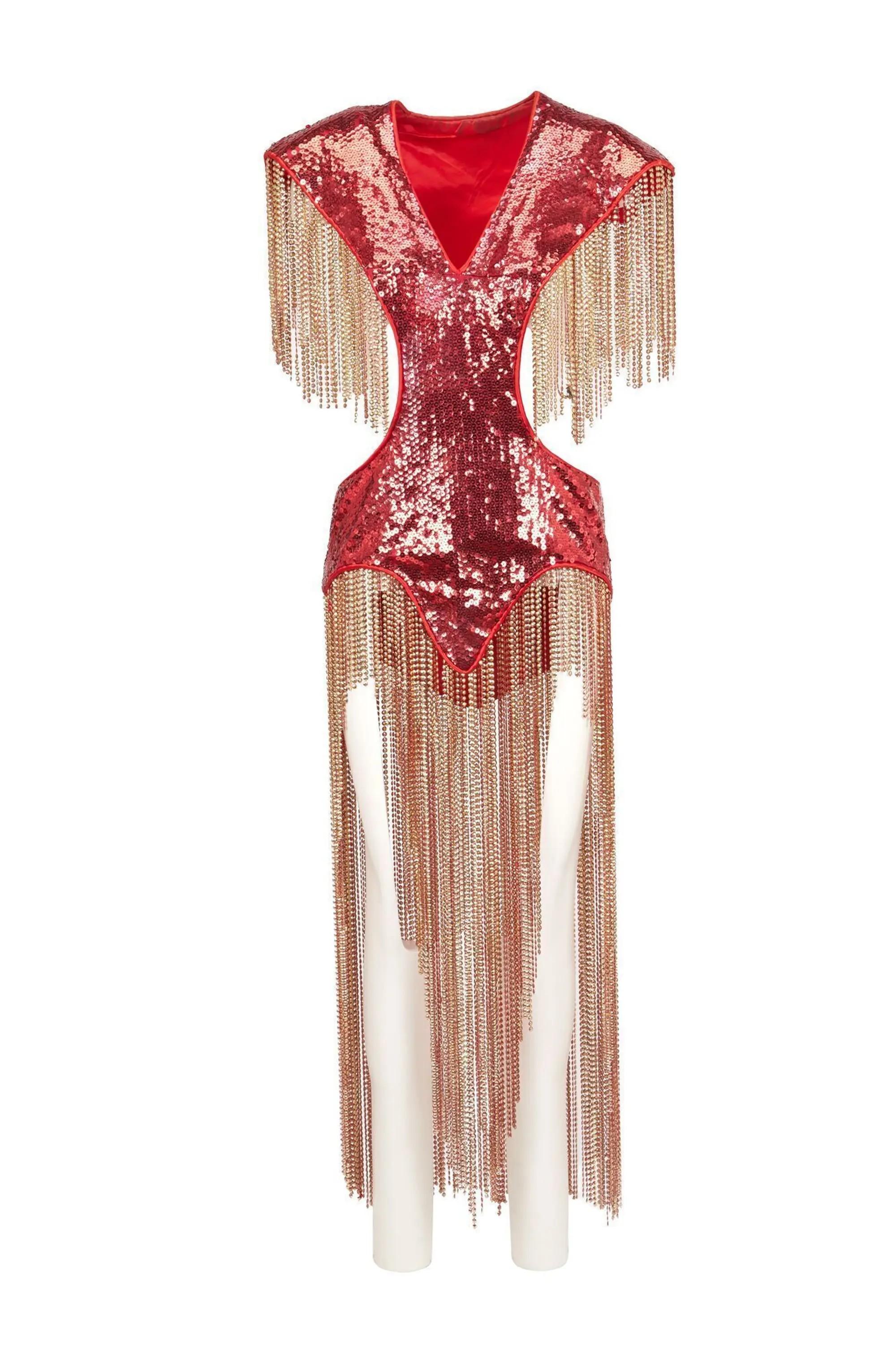 Lot #357. Patti LaBelle | 1987 Stage-Worn Dress and Signed Sheet Lot #357 Patti LaBelle 1987 Stage-Worn Dress and Signed Sheet