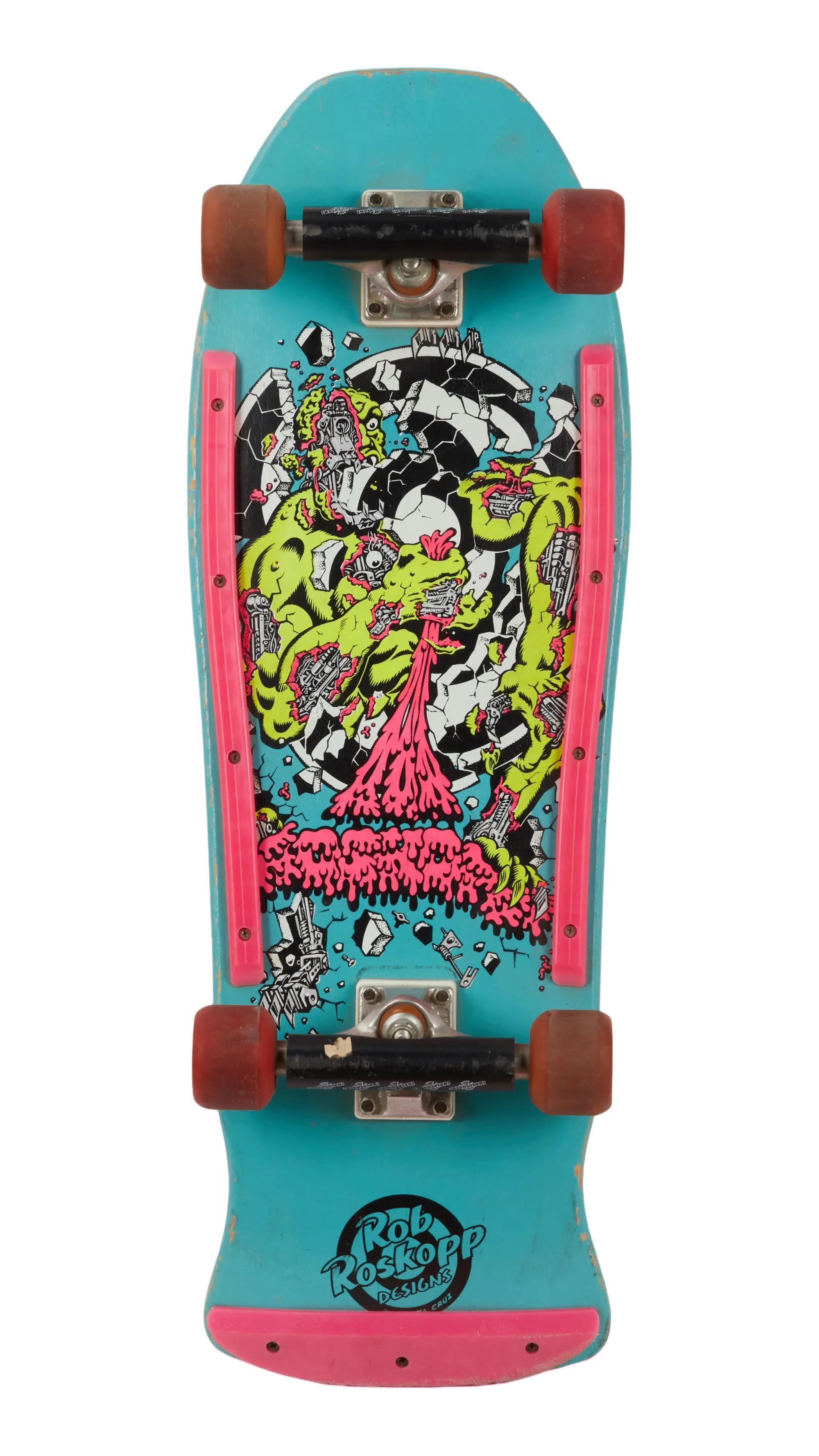 Lot #127  Santa Cruz Rob Roskopp "Target 3" Skateboard