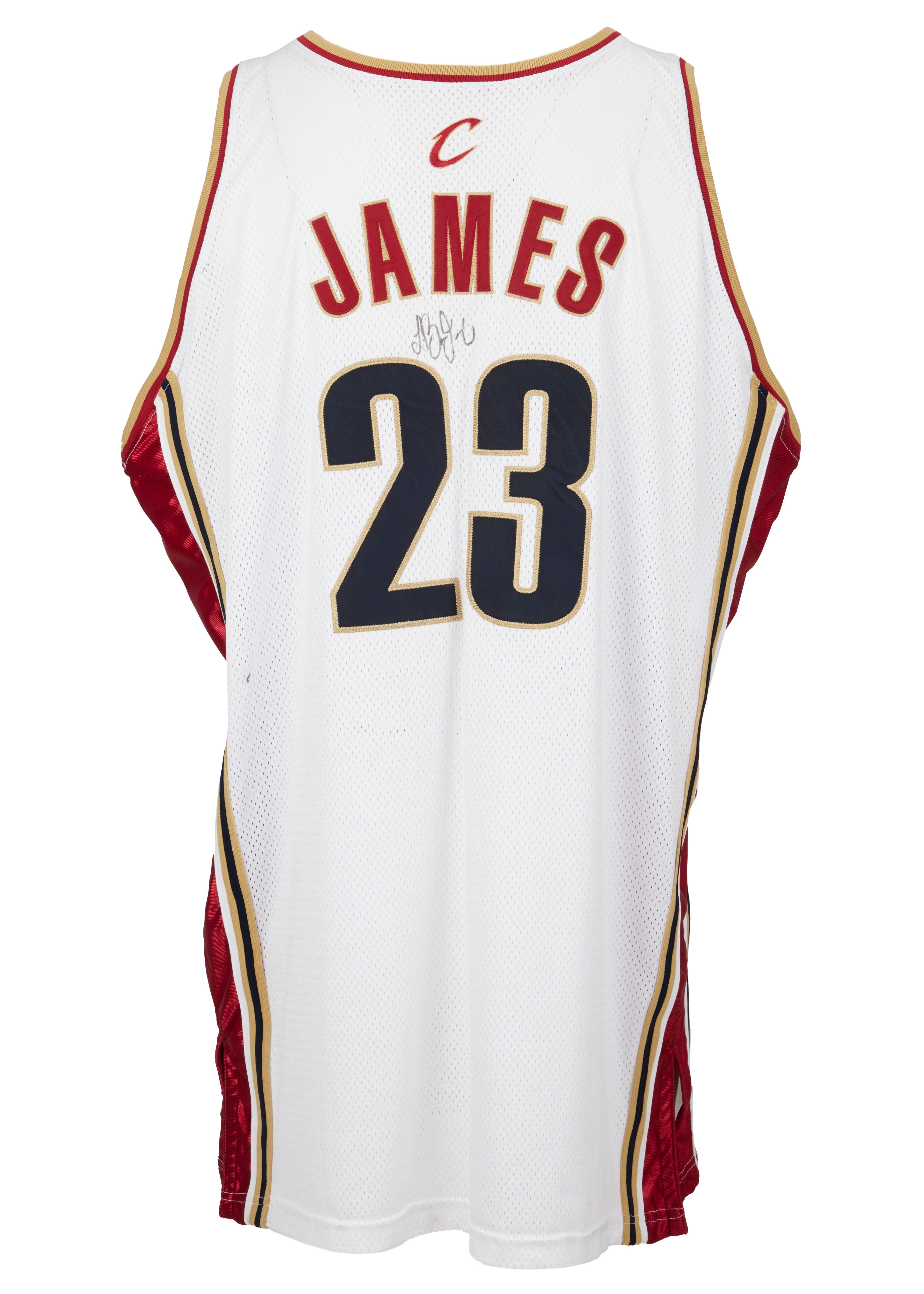 LeBron James | Game-Worn and Signed Rookie Year Cavaliers Jersey (MEARS and Beckett)