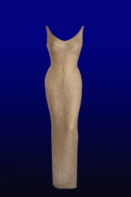 green emerald velvet dress Marilyn Monroe Gold Dress Gentlemen Prefer Blondes Costume – LausenCrafts main image 0
