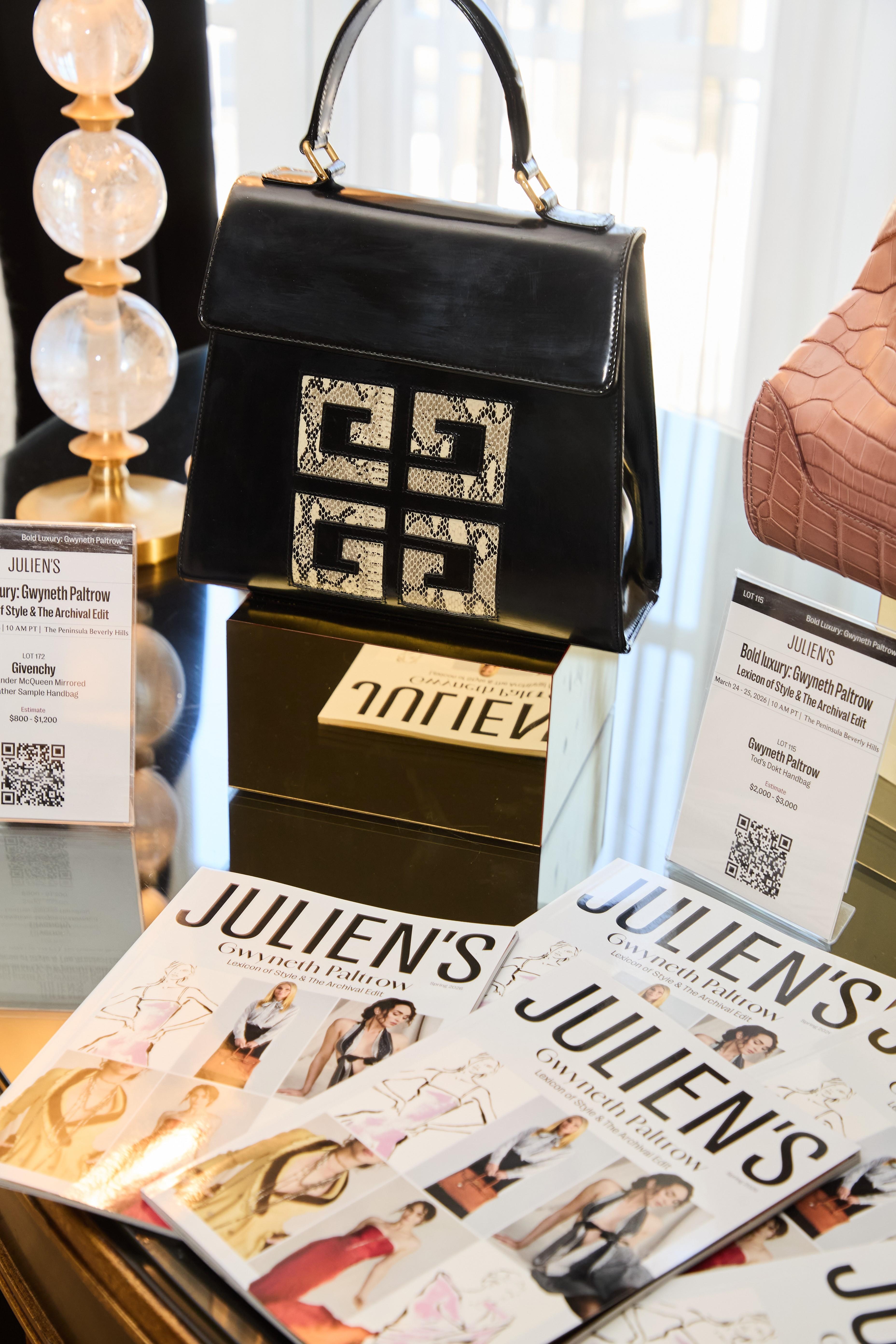 issues of Julien's magazine on a table