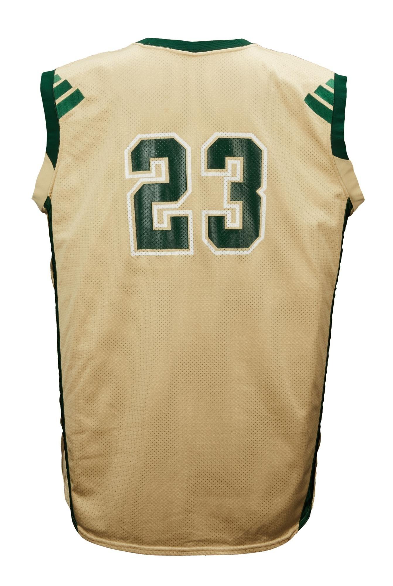 a basketball jersey with the number 23 on the back