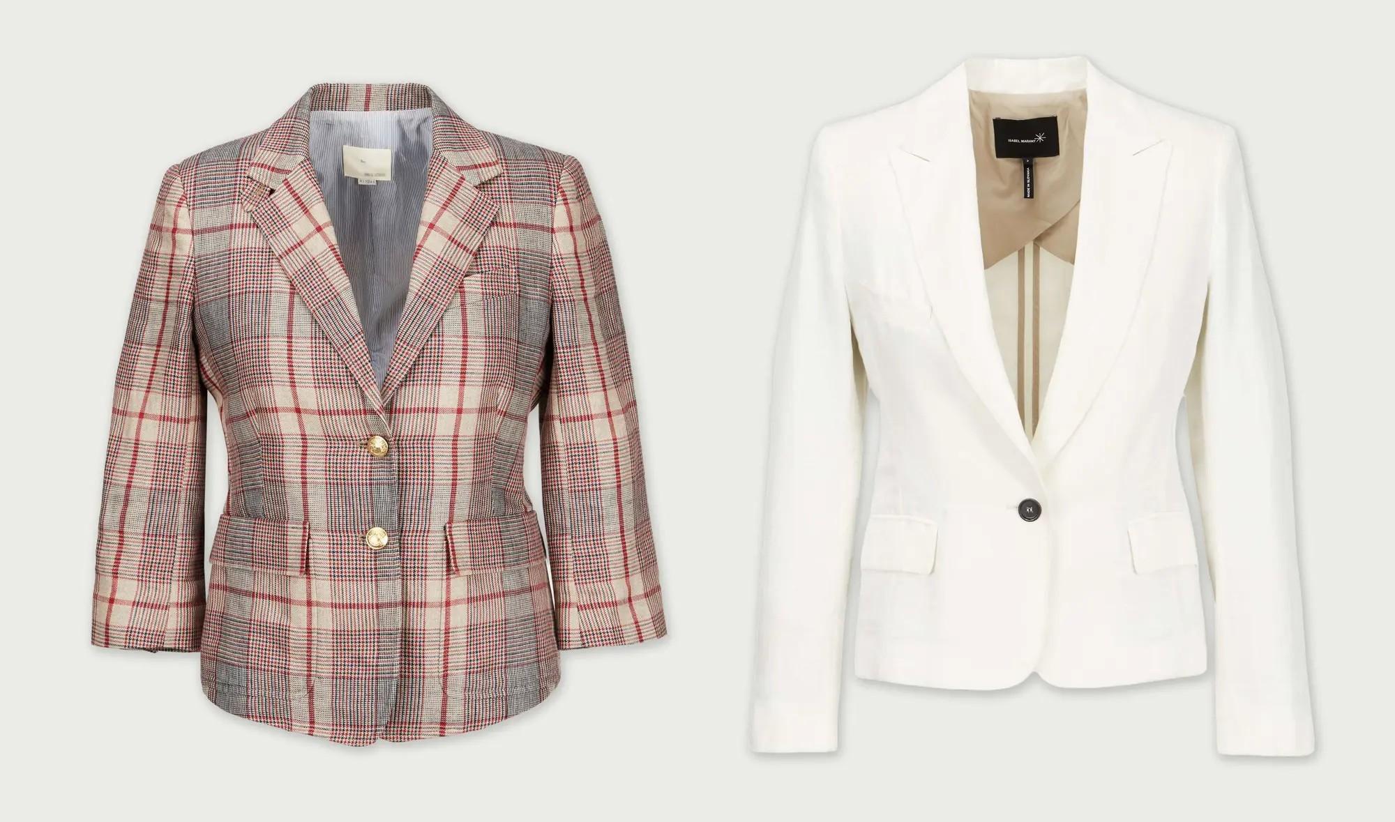 Gwyneth Paltrow two designer blazers