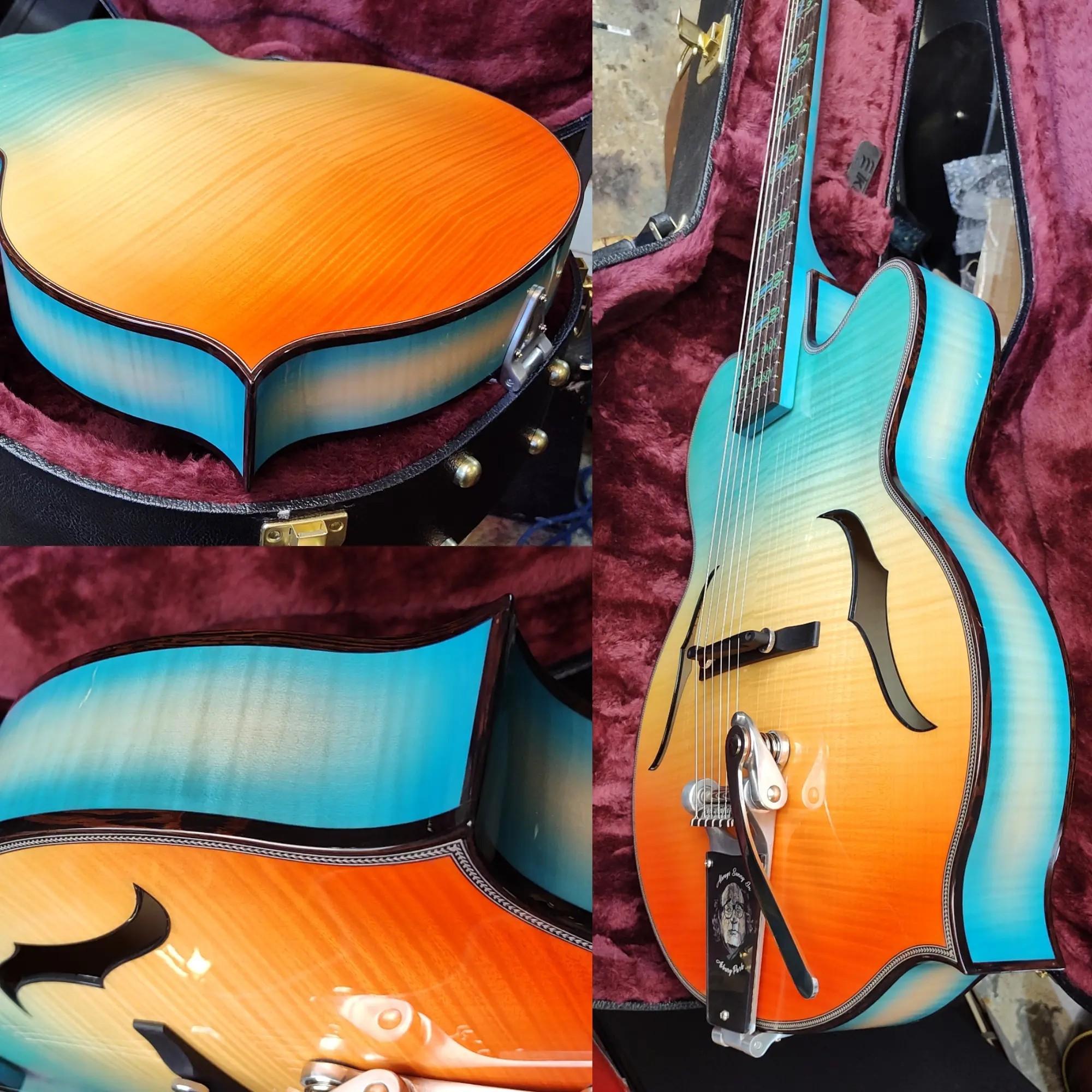 Lot #462 Danny DeVito Signed Dave Petillo Guitar