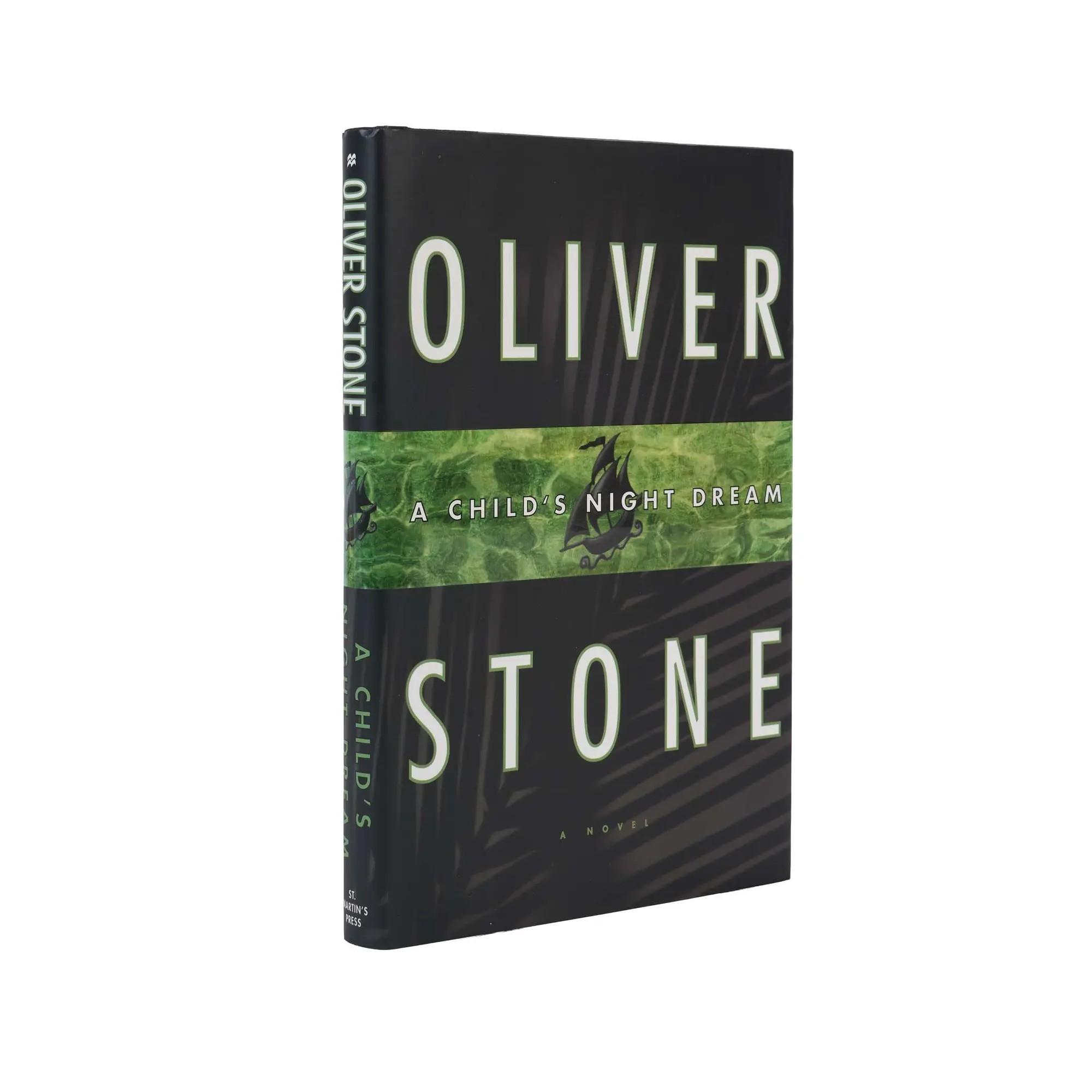 Lot #272  Oliver Stone Signed and Inscribed First Edition of A Child's Night Dream