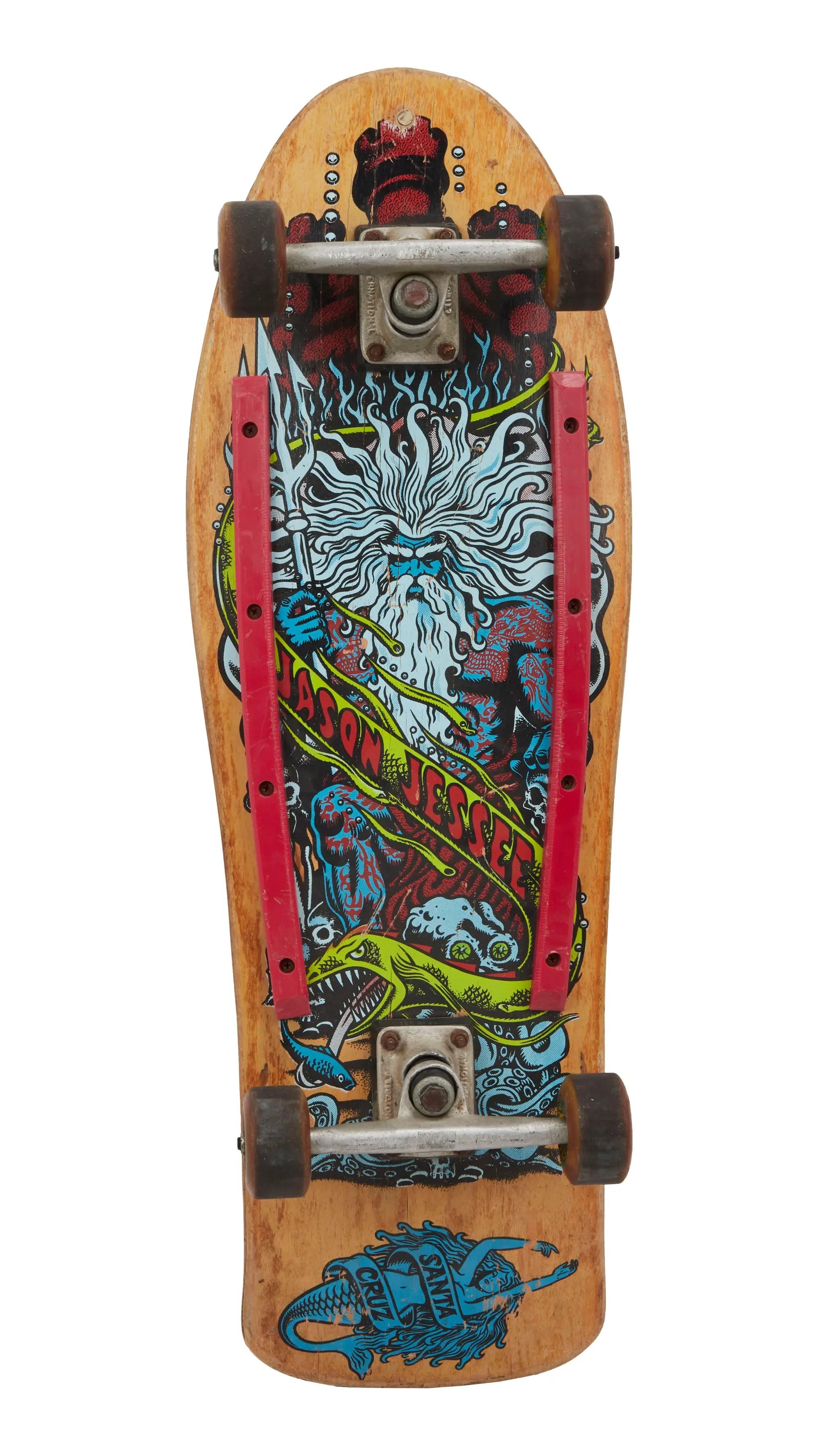 Lot #118  Santa Cruz Jason Jessee "Neptune" Skateboard