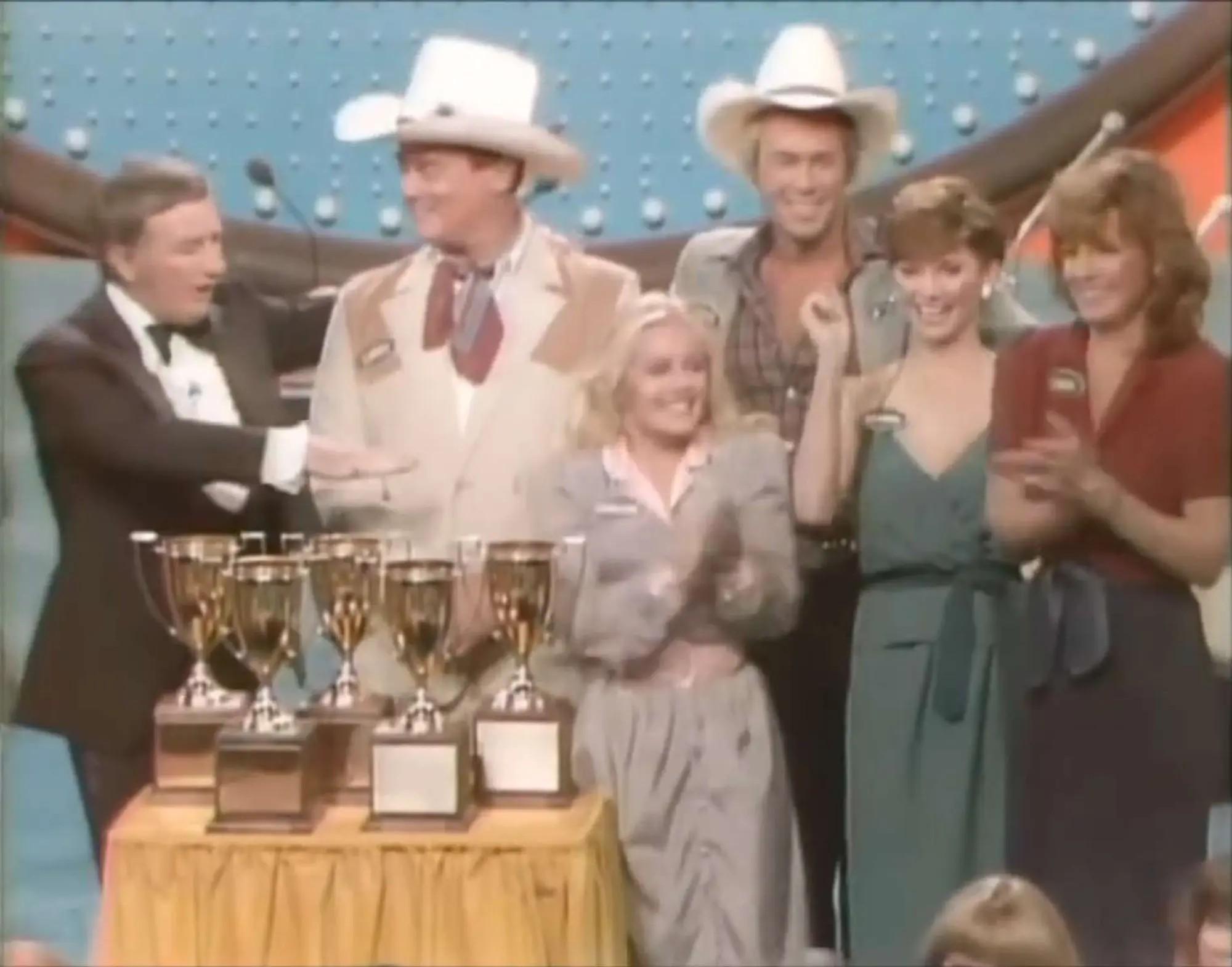 Lot #77 Linda Gray 1979 “Dallas” “All-Star Family Feud” Champions Trophy