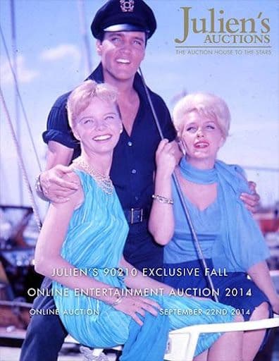 Julien's 90210 exclusive fall online entertainment auction 2014