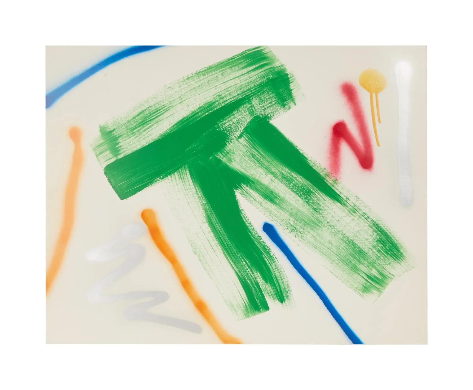 1984 Original Painting Study for Dennis Hopper's Return Taos New Mexico Exhibit