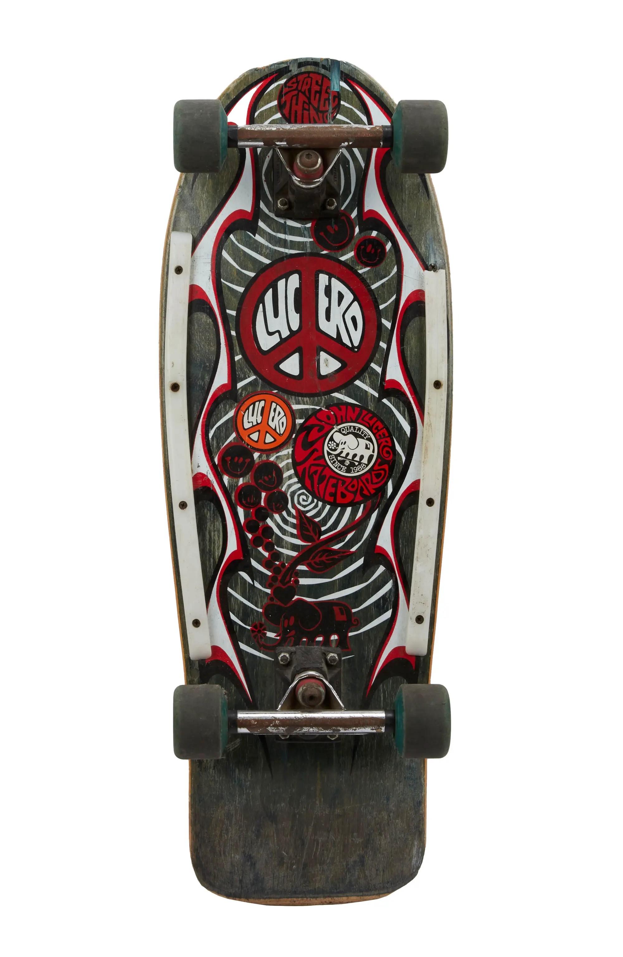 Lot #123  Santa Cruz John Lucero "Street Thing" Skateboard
