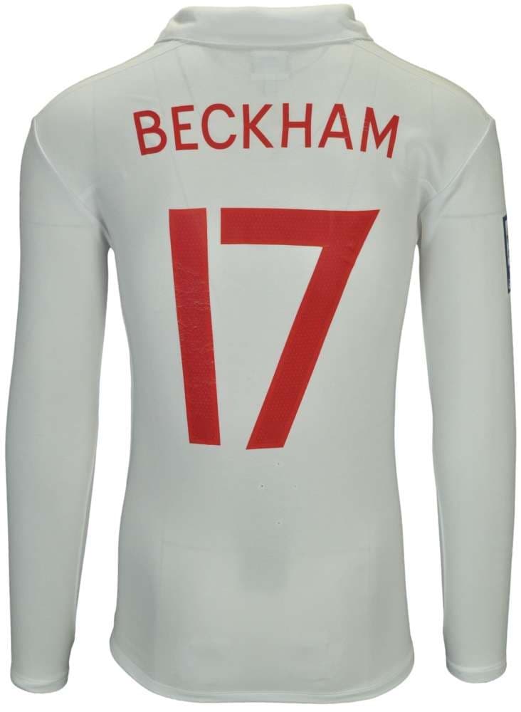 David Beckham | Match-Worn 2009 England Jersey David Beckham | Match-Worn 2009 England Jersey