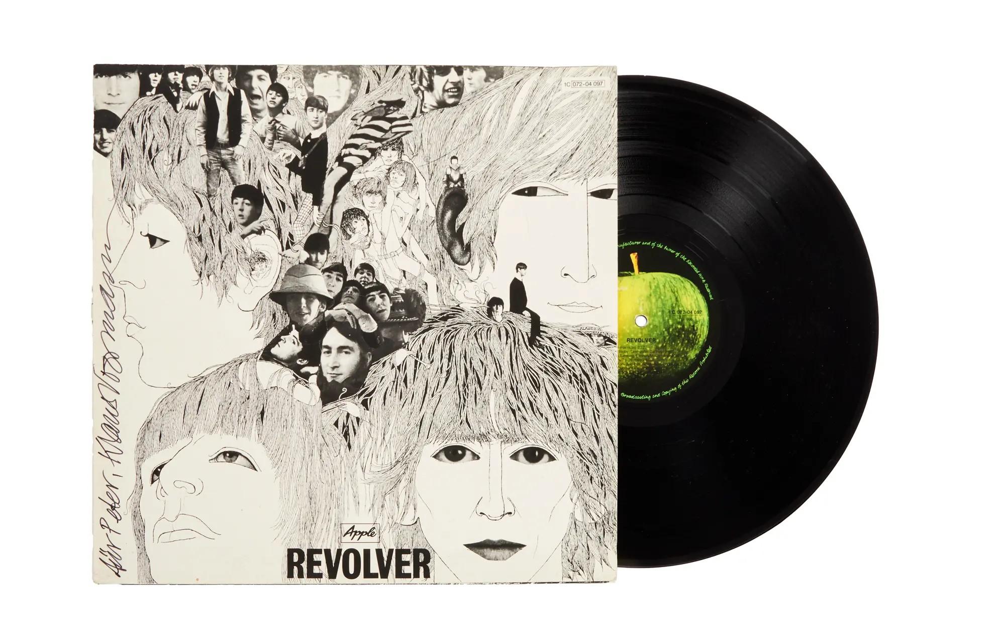 Lot #122. The Beatles | Klaus Voormann Signed "Revolver" Record Album Lot #122 The Beatles Klaus Voormann Signed "Revolver" Record Album