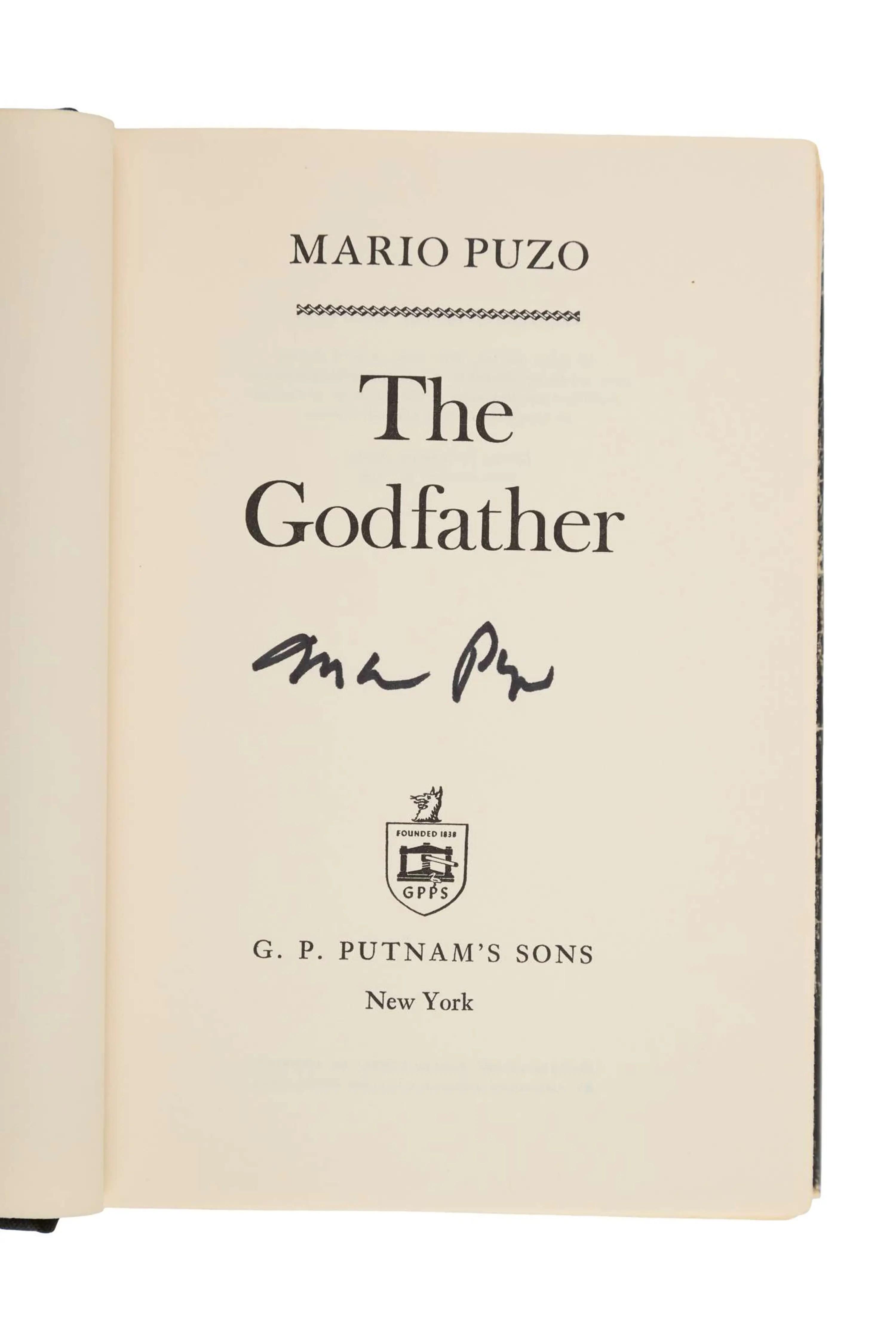 Lot #228  The Godfather First Edition Signed by Francis Ford Coppola, Al Pacino, and More