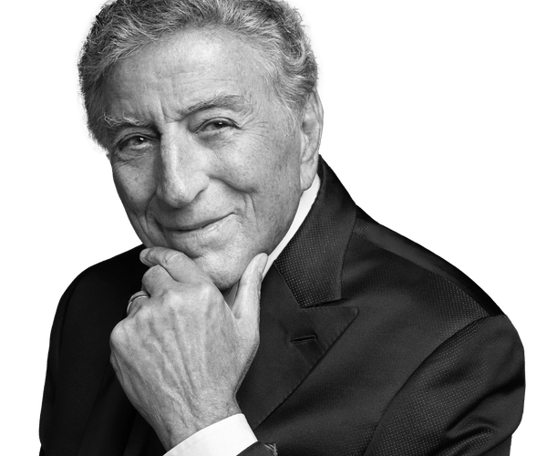 a black and white photo of a man with his hand on his chin