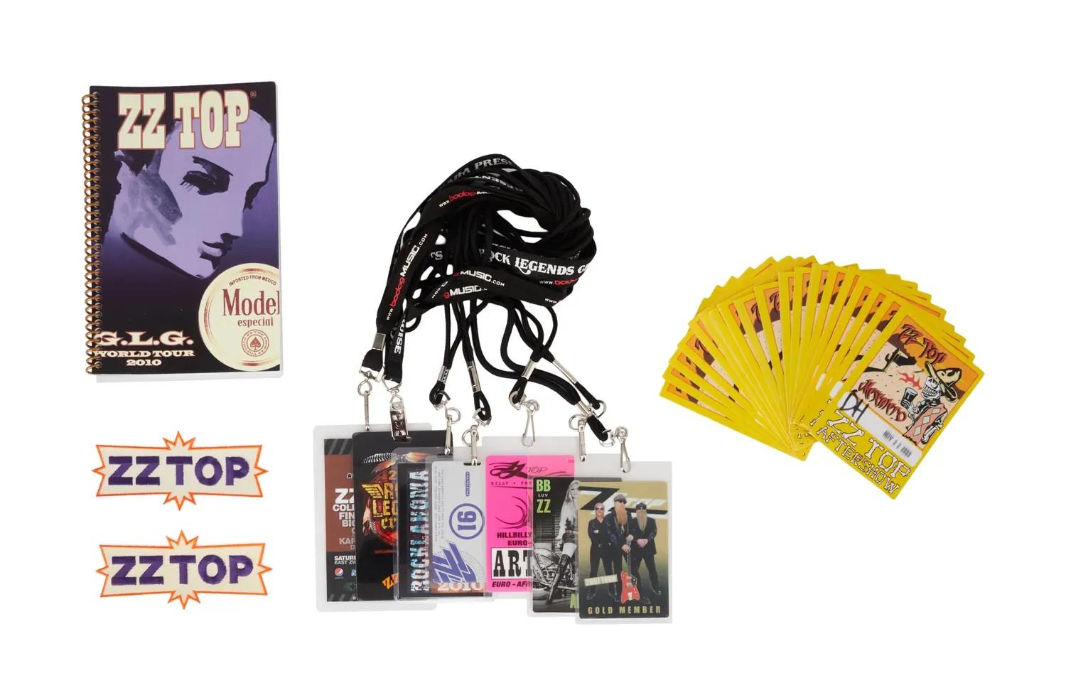 Lot 15  Dusty Hill ZZ Top Backstage Passes