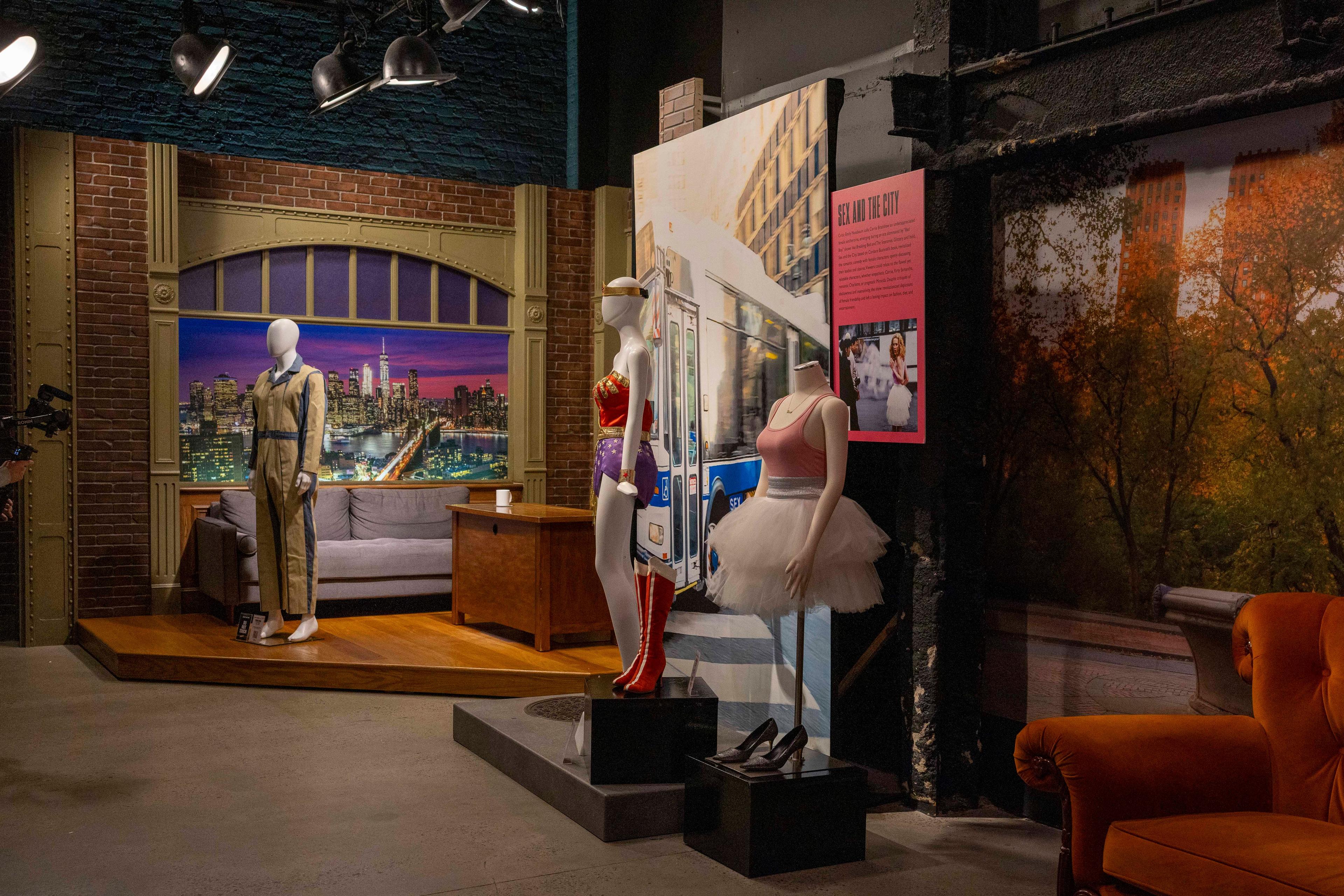 a recreated set for the late show with david letterman