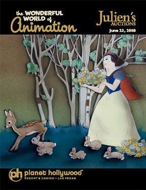 A poster for the Wonderful World of Animation shows Snow White