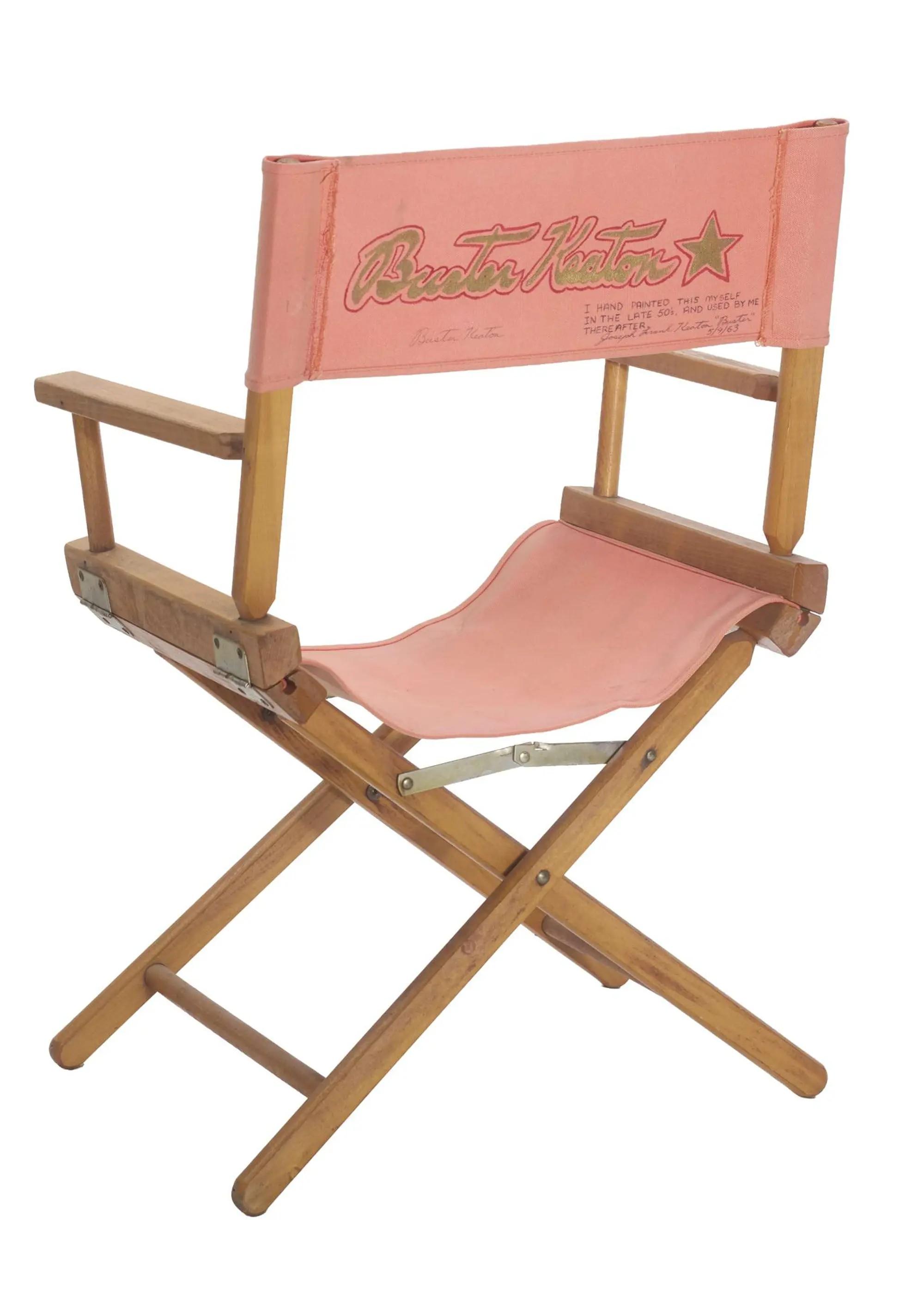 Lot #185. Buster Keaton | Buster Keaton Signed Director's Chair Lot #185 Buster Keaton Buster Keaton Signed Director's Chair