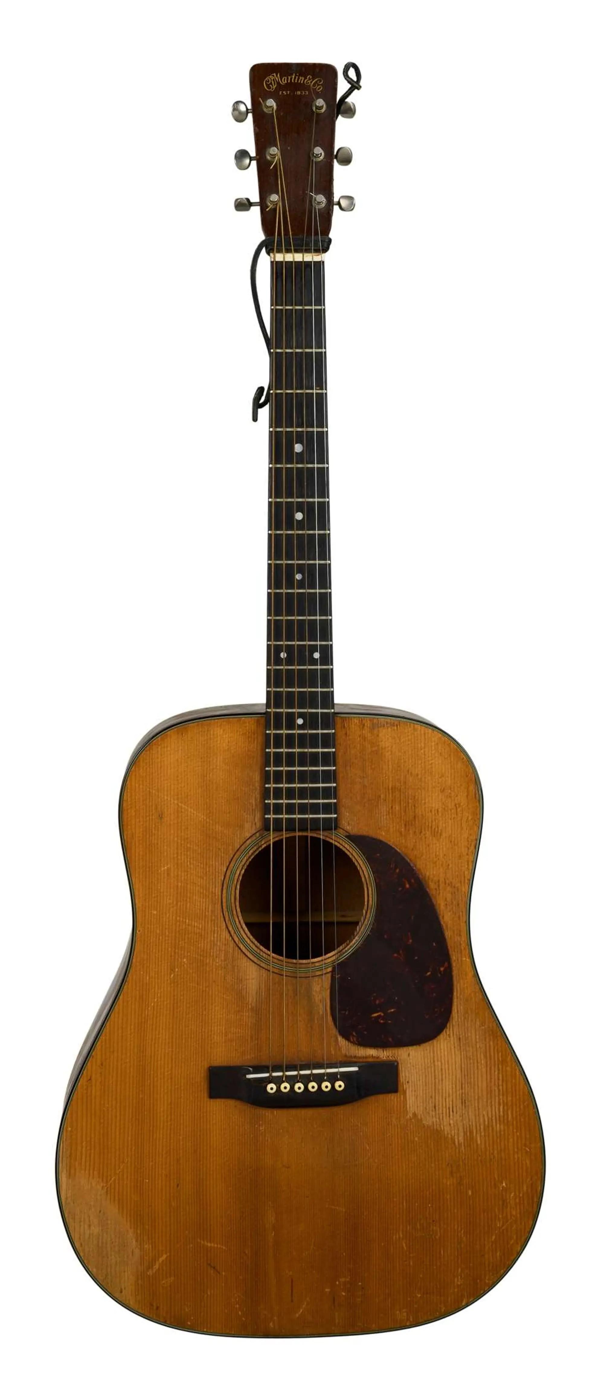 Lot #24 Johnny Cash Grand Ole Opry 1956 Debut Stage Played 1954 Martin D18 Acoustic Guitar