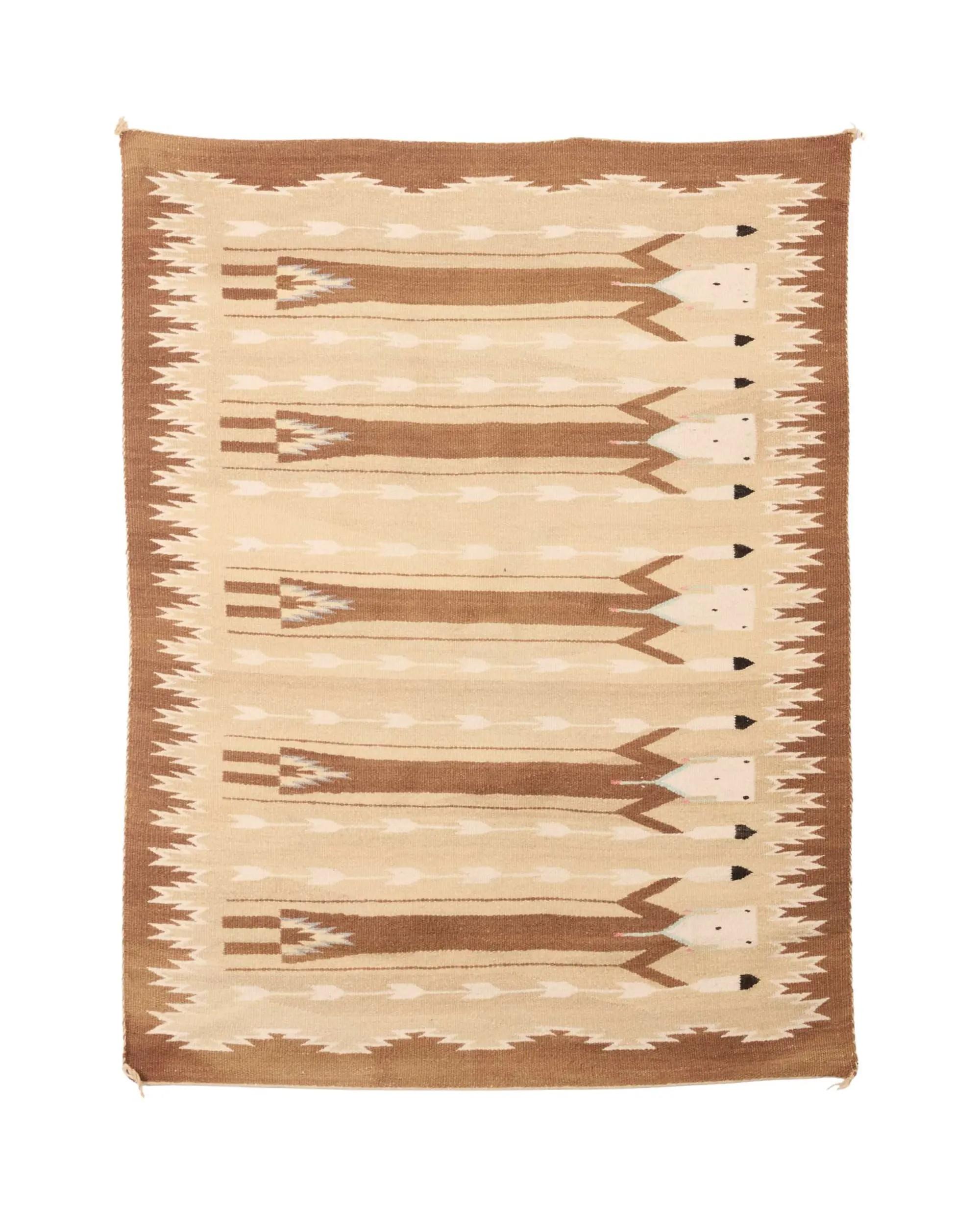 Lot #342. Whoopi Goldberg | Navajo Yei Rug
Whoopi Goldberg Navajo Yei Rug