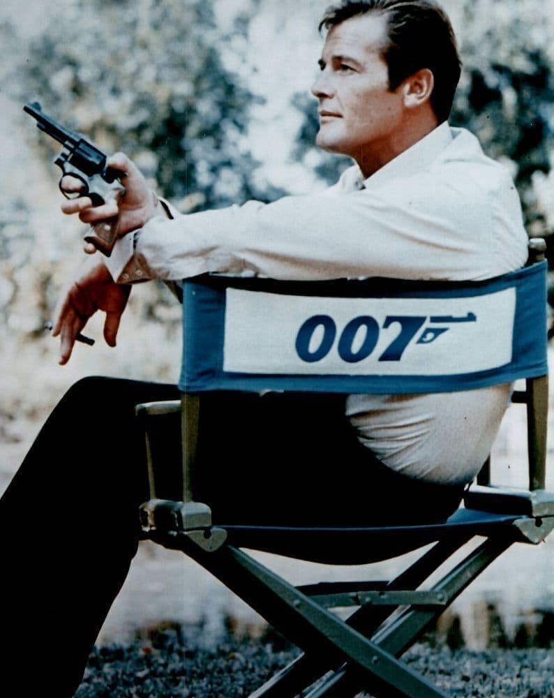 Roger Moore | "James Bond" Chairback (With Photos)