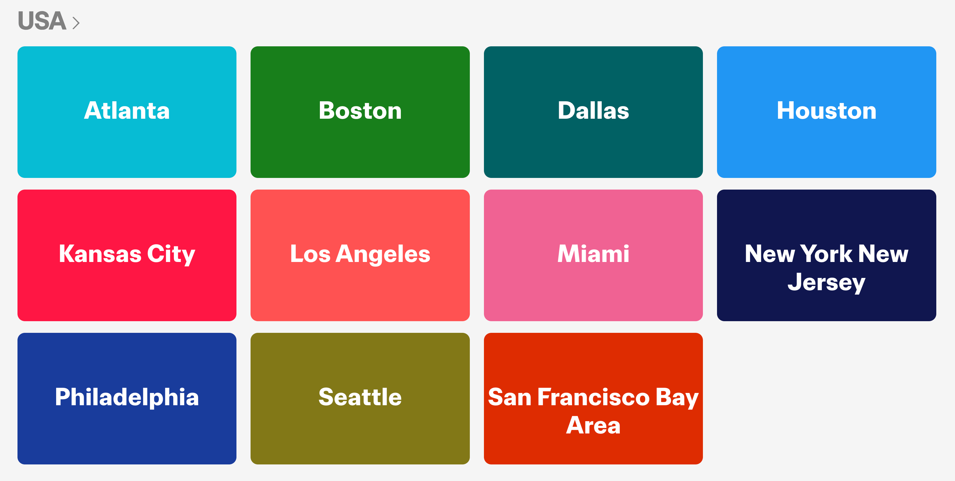 usa world cup cities