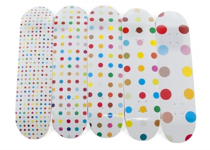 Damien Hirst, Supreme Skateboard Decks (5) Damien Hirst Supreme Skateboard Decks