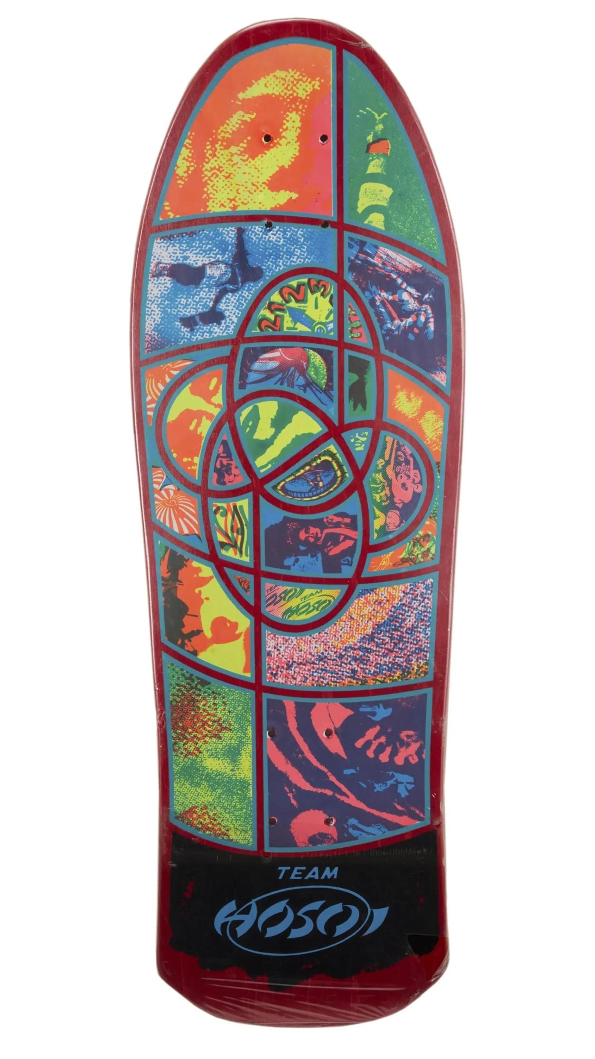 Lot #149  Santa Cruz Christian Hosoi "Team Hosoi" NOS Skateboard Deck