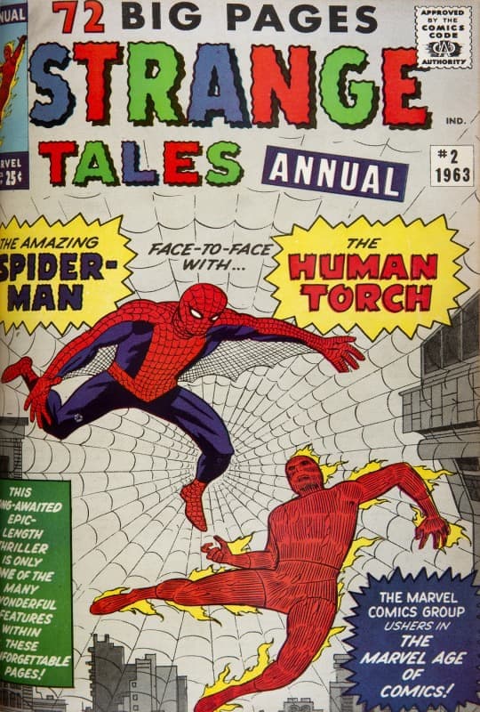 STAN LEE SIGNED CUSTOM BOUND HARDCOVER BOOK OF THE AMAZING SPIDER-MAN AND AMAZING FANTASY #15