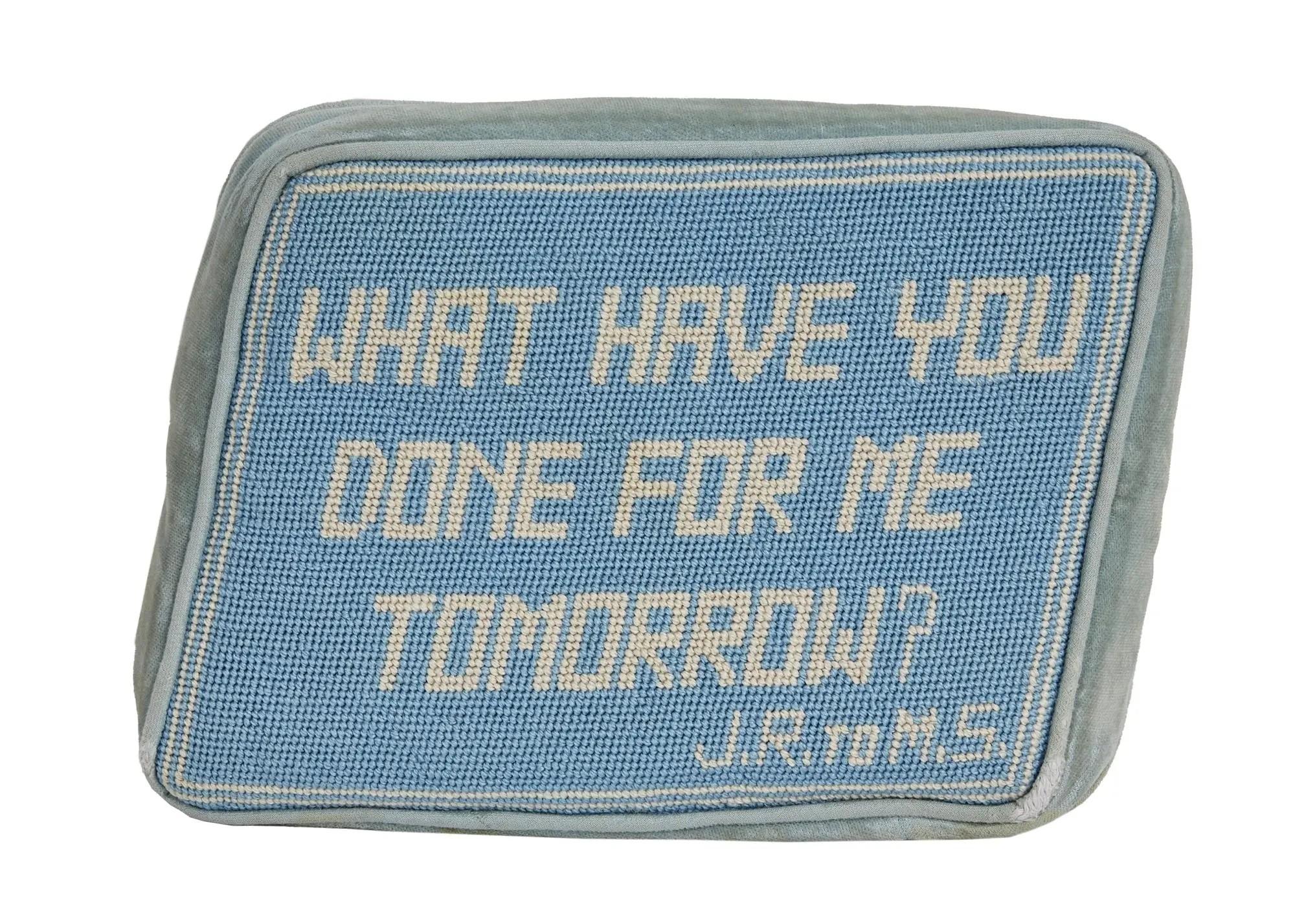 Lot 198 Personalized Message Pillow