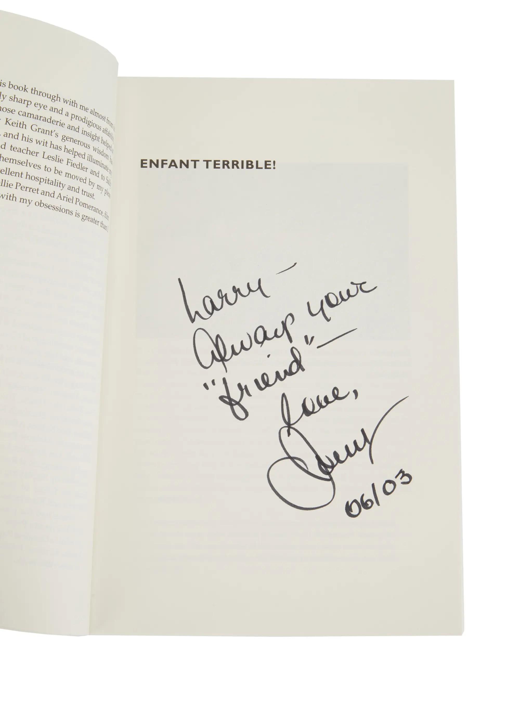 Lot #35. Larry King | 2003 Jerry Lewis Signed Book Lot #35. Larry King | 2003 Jerry Lewis Signed Book