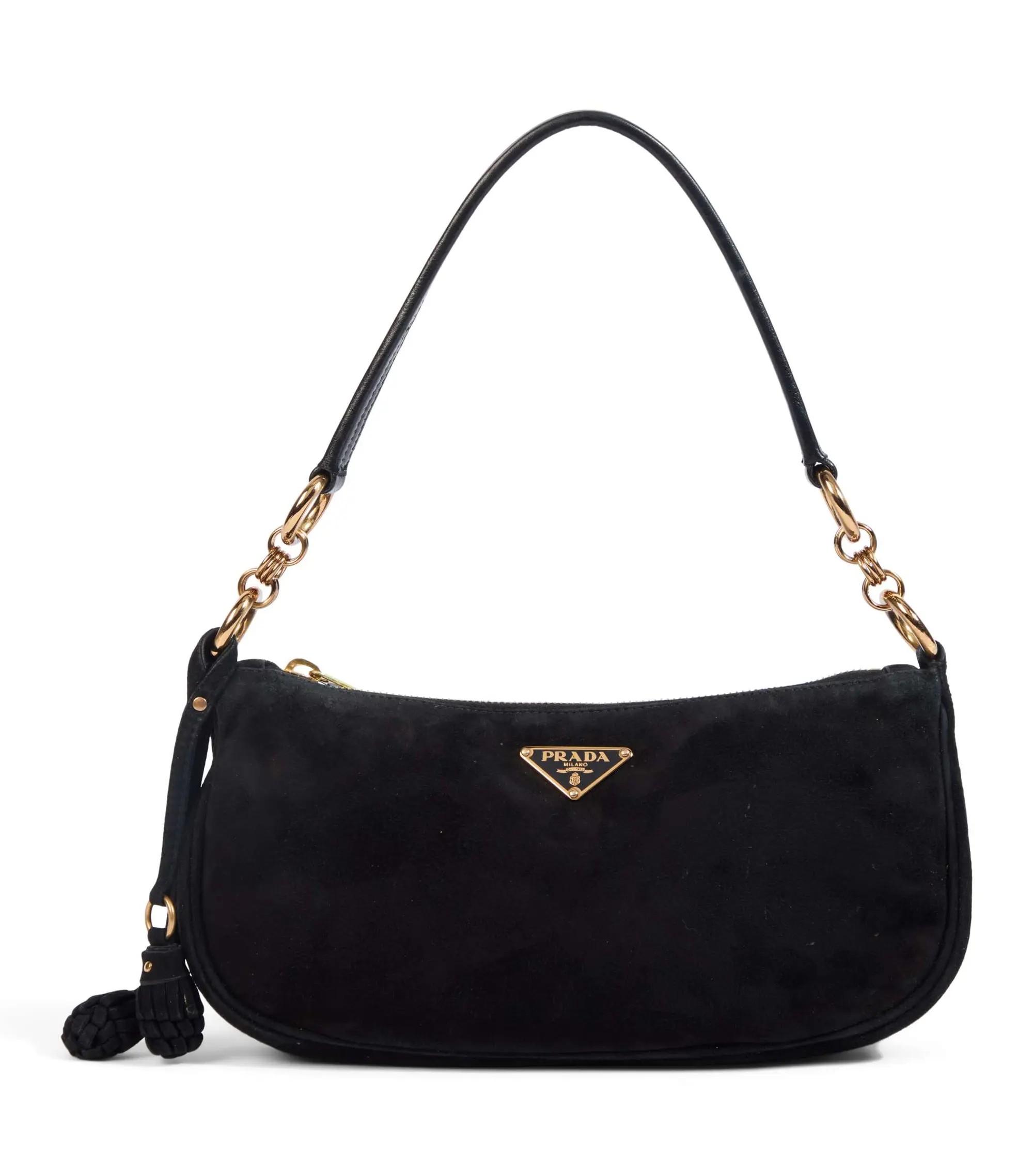 Lot #256  Loni Anderson Prada Handbag and Pince-Nez