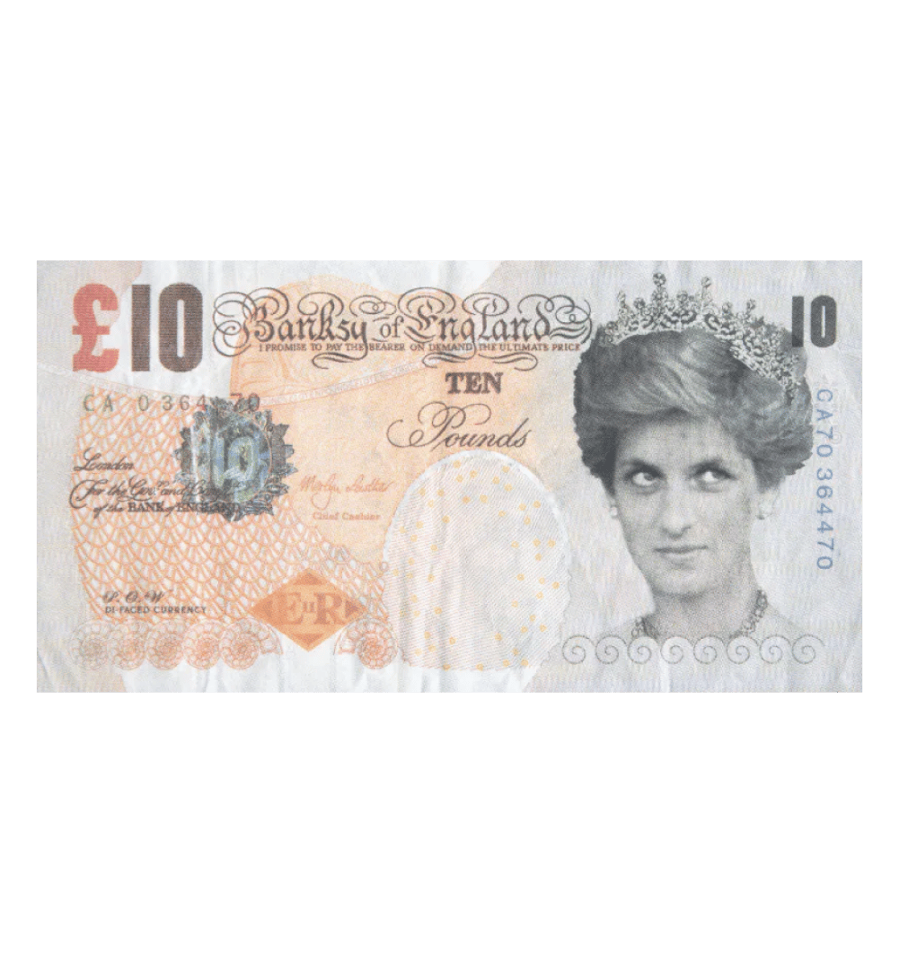Banksy Di Faced Tenner