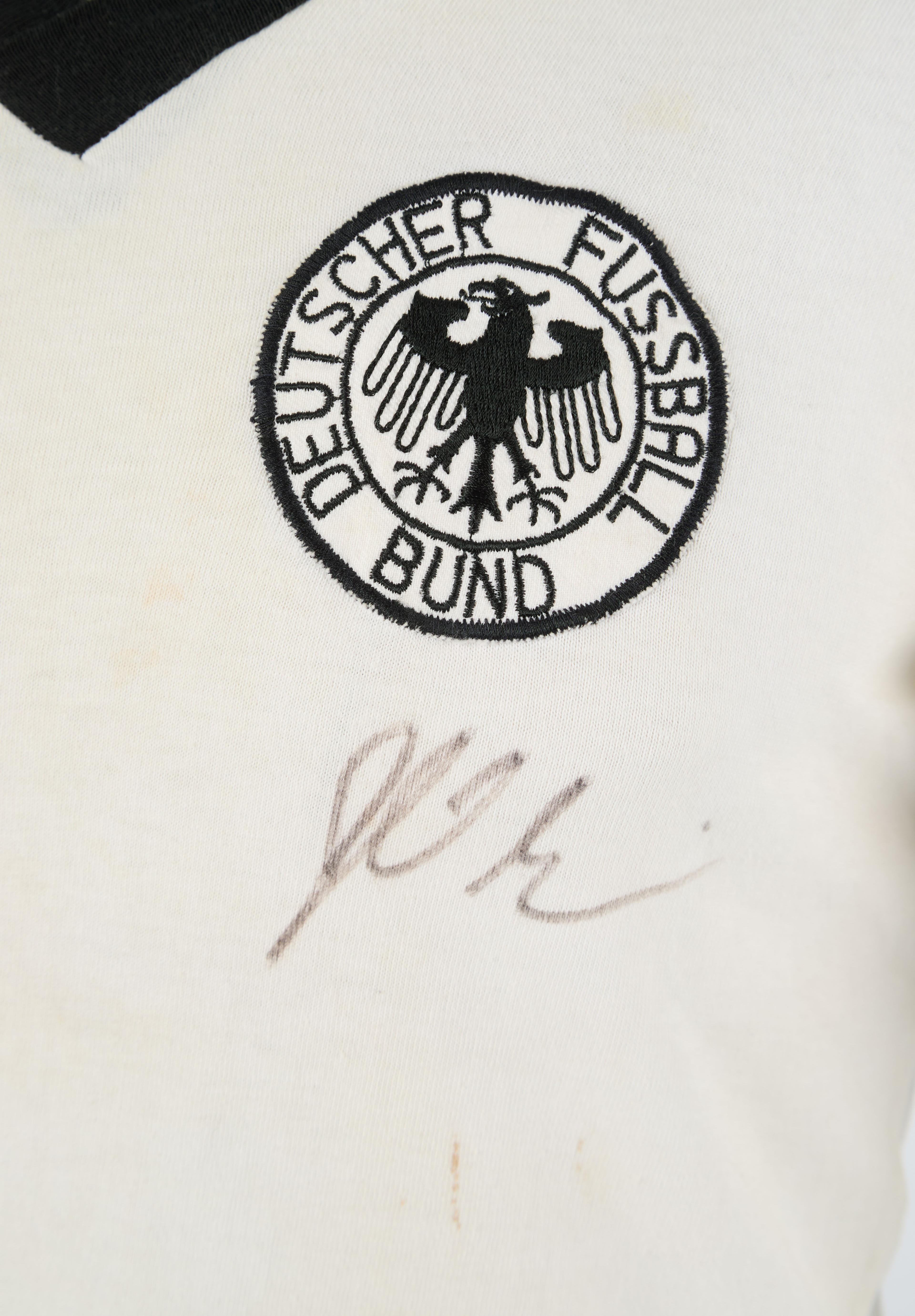 Gerd Muller | Match-Worn and Signed 1972-1973 West Germany Jersey (Agon)