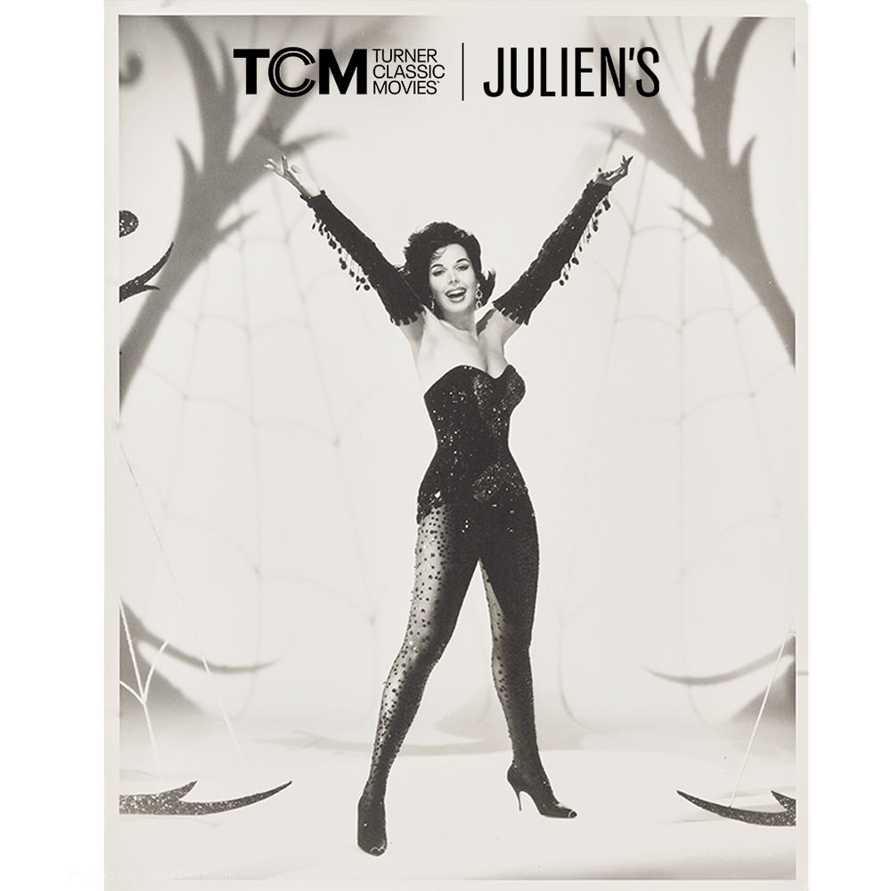 Ann Miller dancing in a black costume