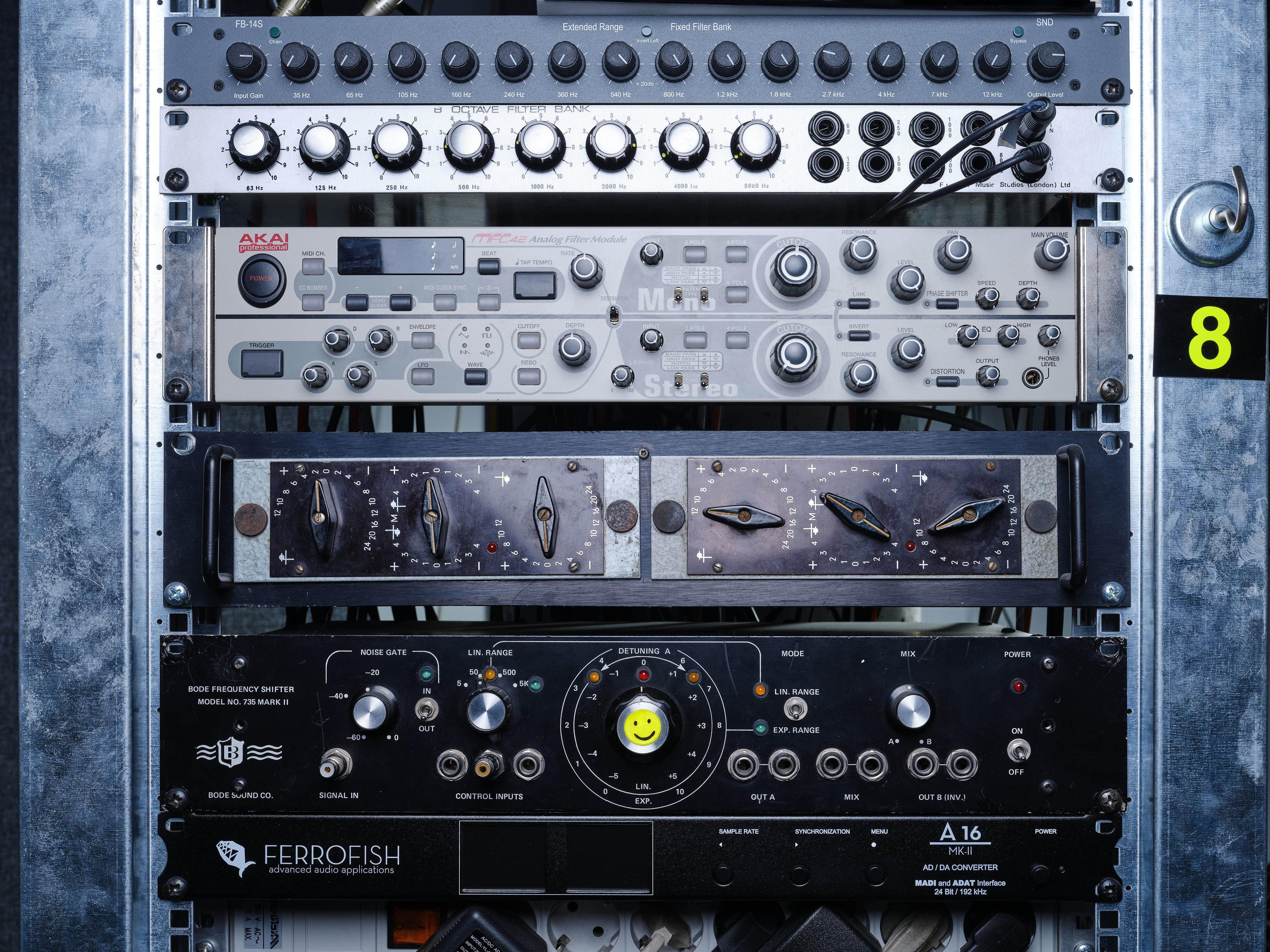 audio equipment from the collection of Florian Schneider