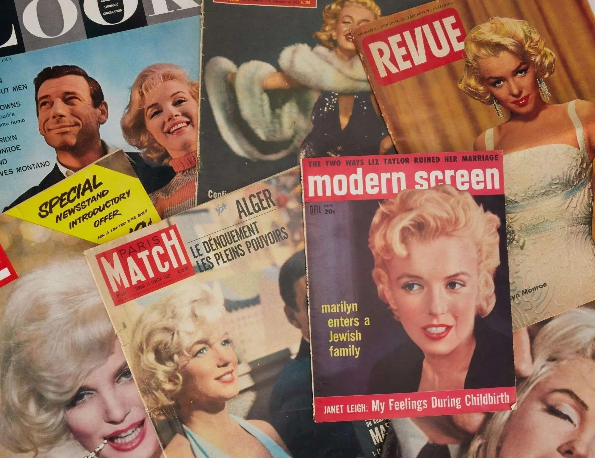 Lot #48. Marilyn Monroe | 1950s-1960s Collection of Magazines