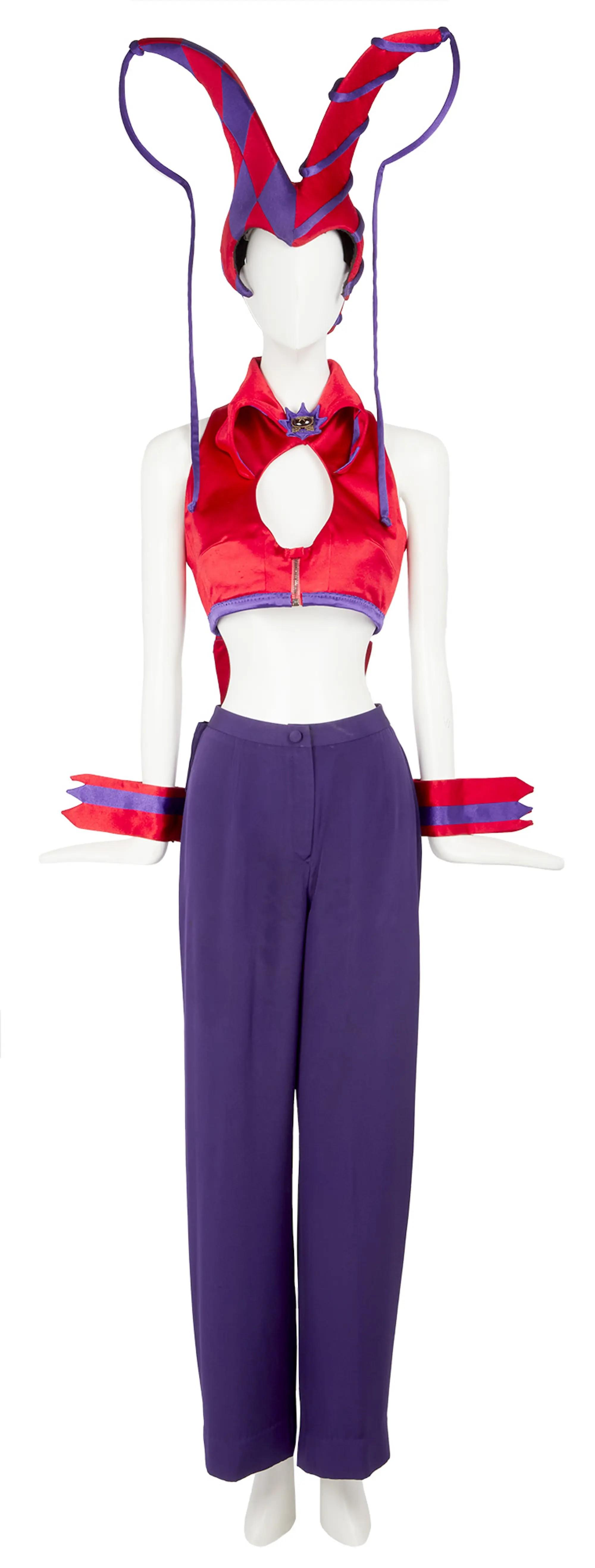 Lot #787. Janet Jackson | 1998-1999 "Velvet Rope Tour" Stage-Worn Jester Ensemble Lot #787 Janet Jackson 1998-1999 "Velvet Rope Tour" Stage-Worn Jester Ensemble
