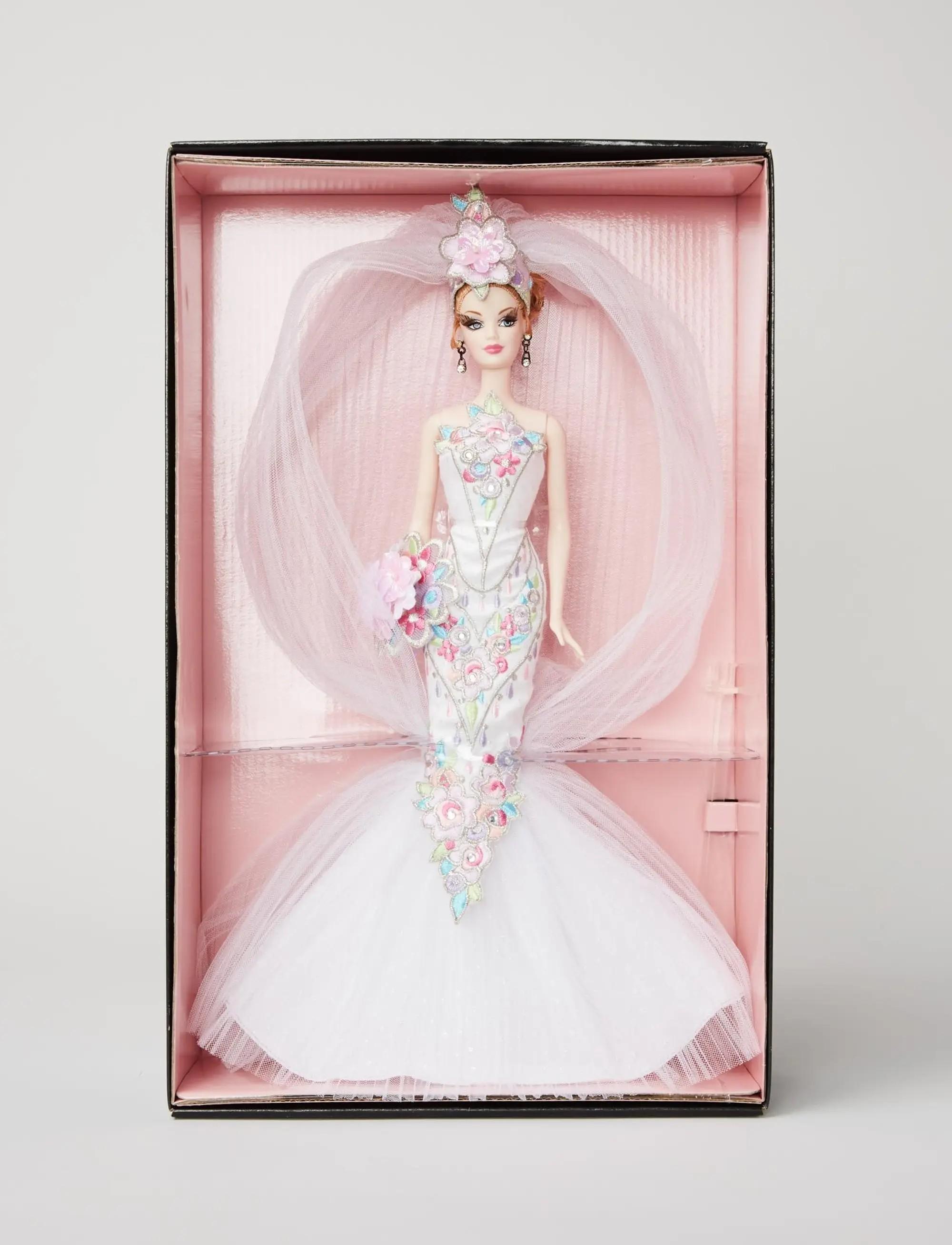 Lot #2 Bob Mackie Signed Barbie 2006 Couture Confection Bride Doll