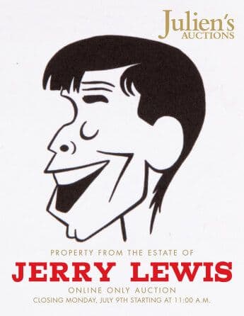 Julien's Auctions is holding a Jerry Lewis online only auction 
