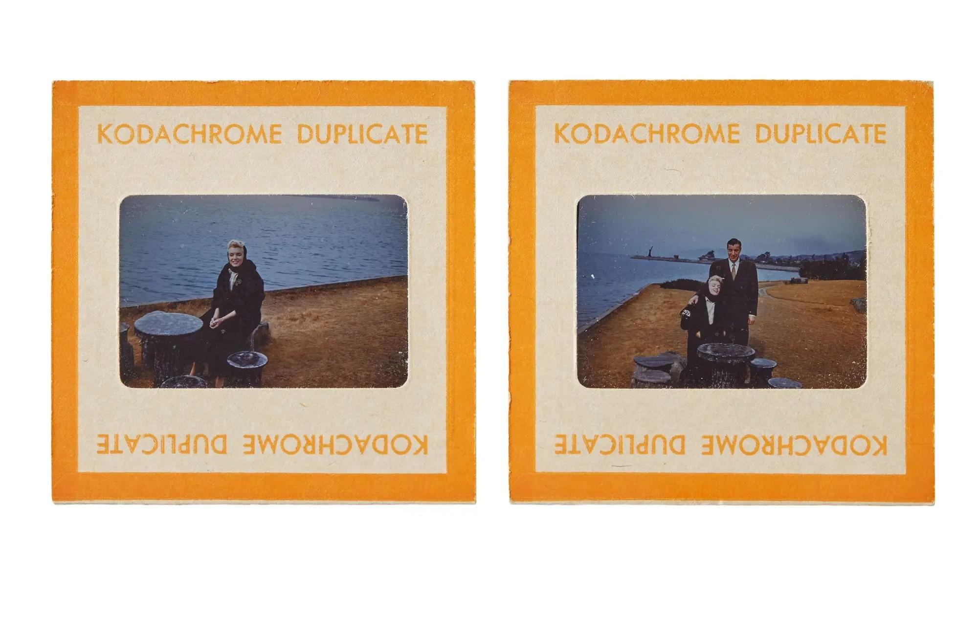 Lot #118. Marilyn Monroe | 1954 Never-Before-Seen Color Slides from Japan Lot #118 Marilyn Monroe 1954 Never-Before-Seen Color Slides from Japan