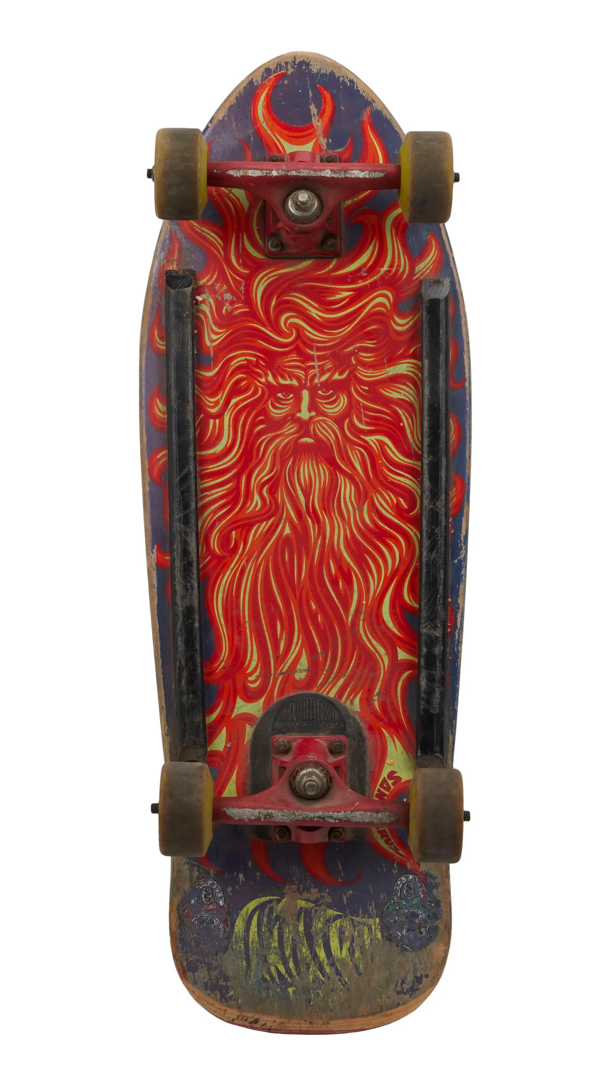 Lot #119  Santa Cruz Jason Jessee "Sun God" Skateboard