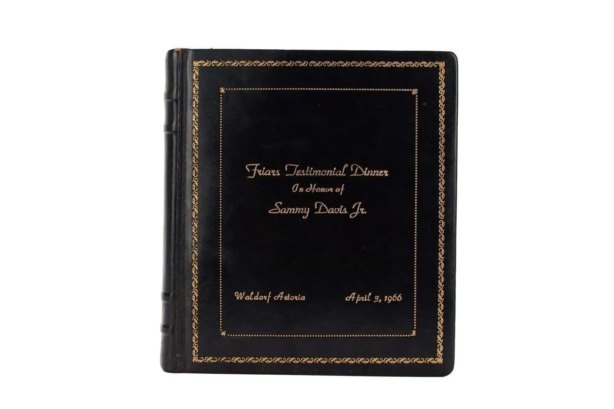 Friars Club 1966 Sammy Davis Jr. Photo Album