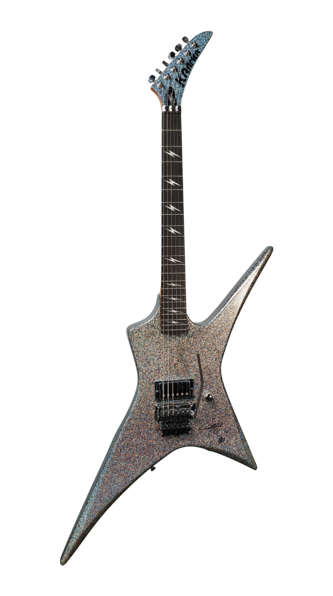 Lot #389. Halestorm | Lzzy Hale Signed Kramer Signature Voyager guitar Lot #389 Halestorm Lzzy Hale Signed Kramer Signature Voyager guitar